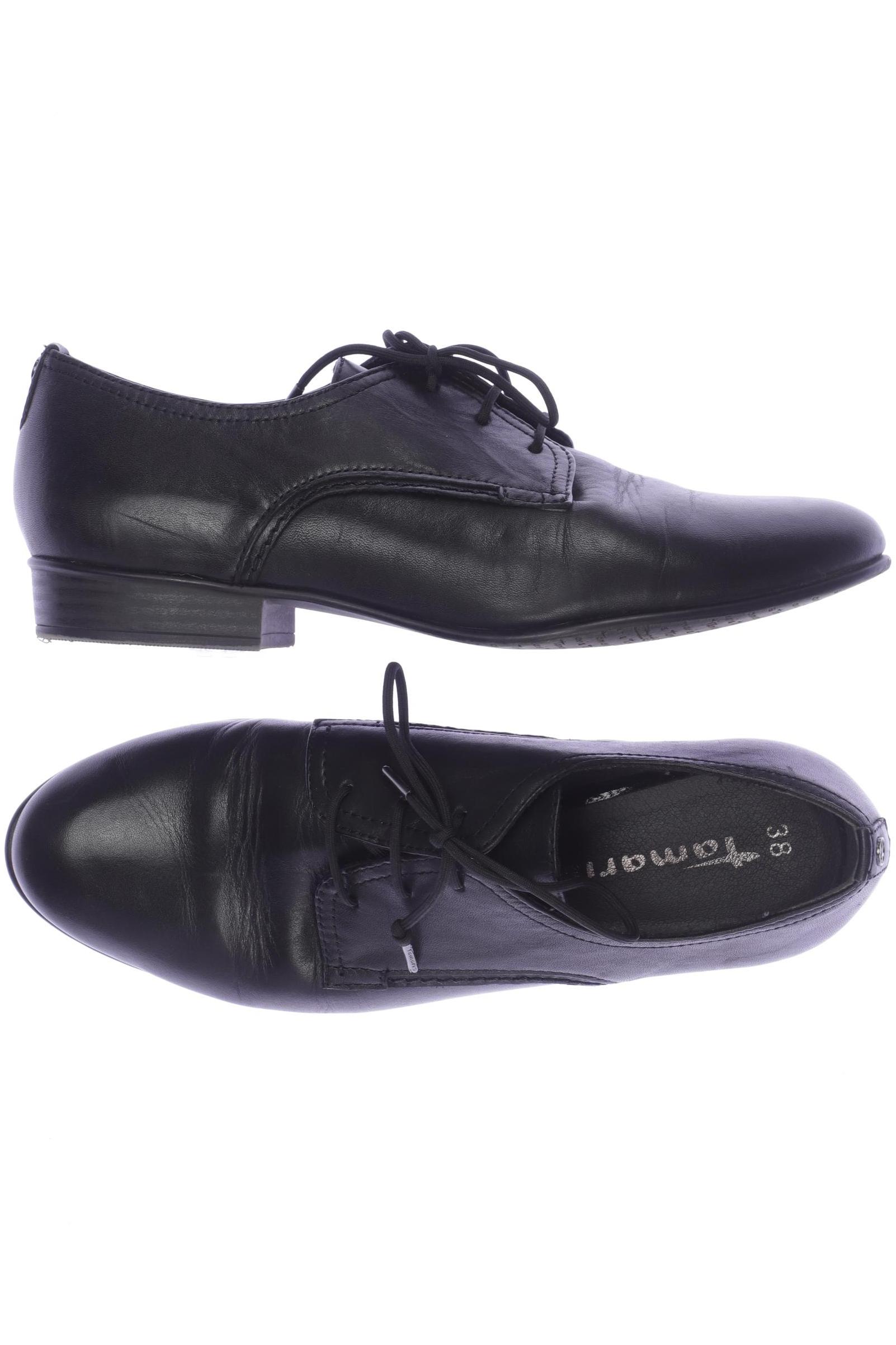 

Tamaris Damen Halbschuh, schwarz, Gr. 38