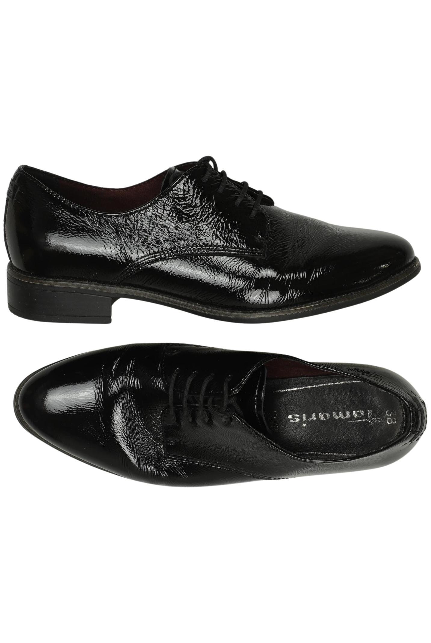 

Tamaris Damen Halbschuh, schwarz, Gr. 38