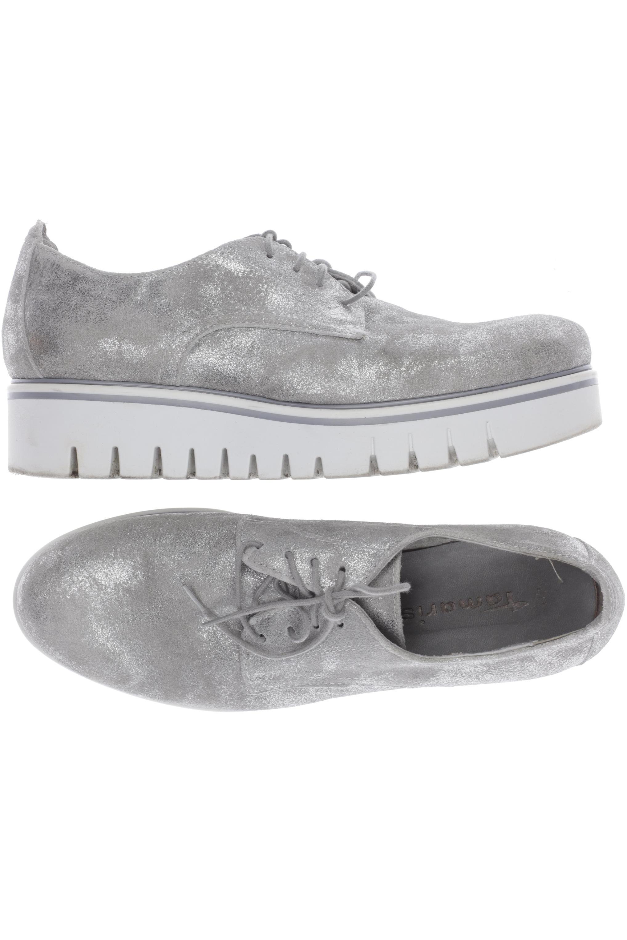 

Tamaris Damen Halbschuh, silber, Gr. 40