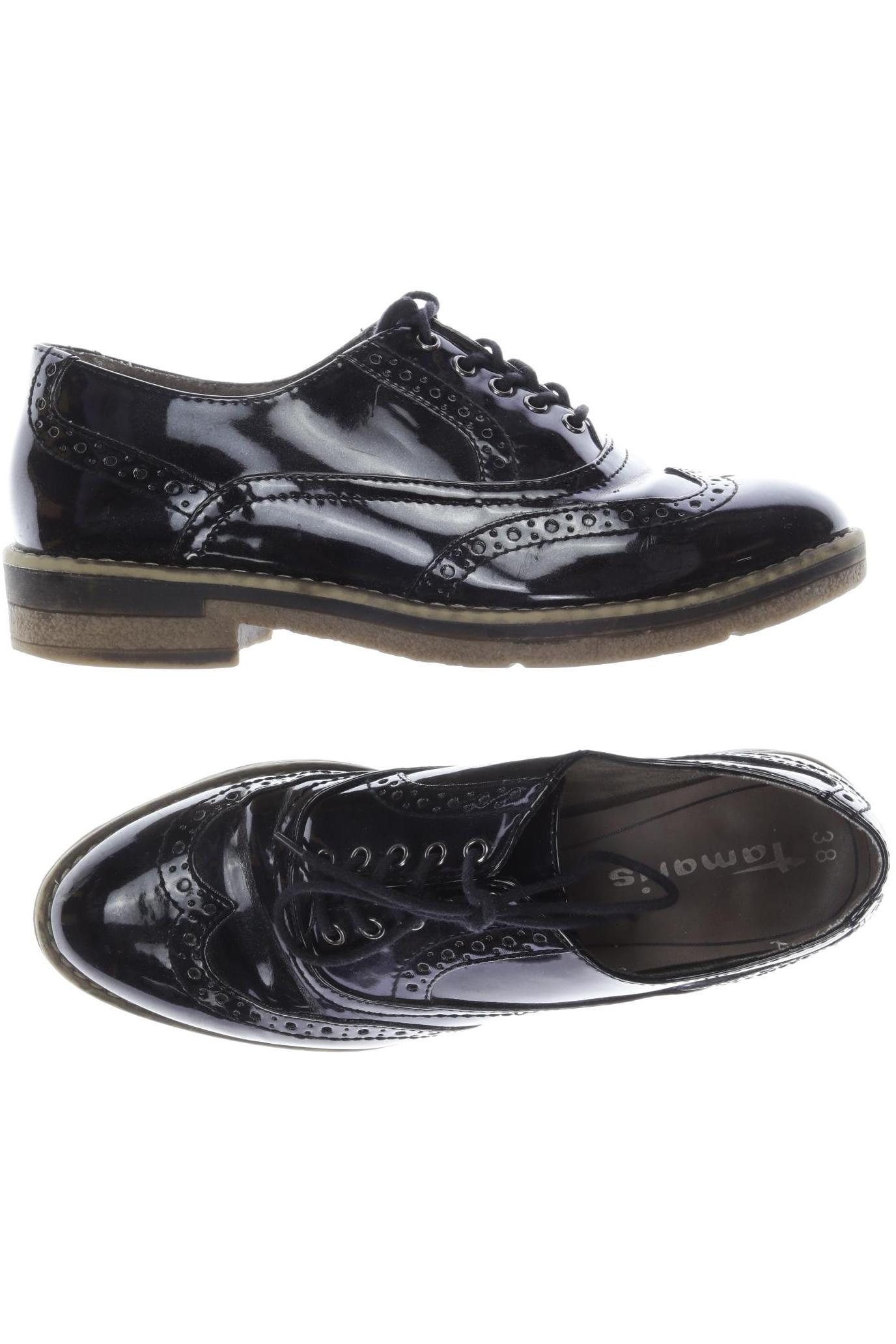 

Tamaris Damen Halbschuh, schwarz, Gr. 38