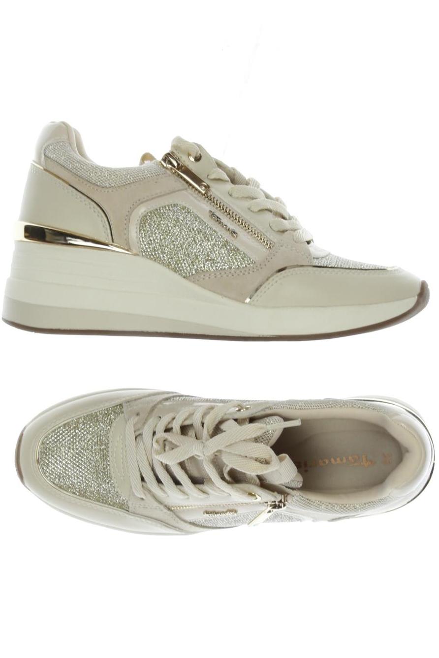 

Tamaris Damen Halbschuh, cremeweiß, Gr. 38
