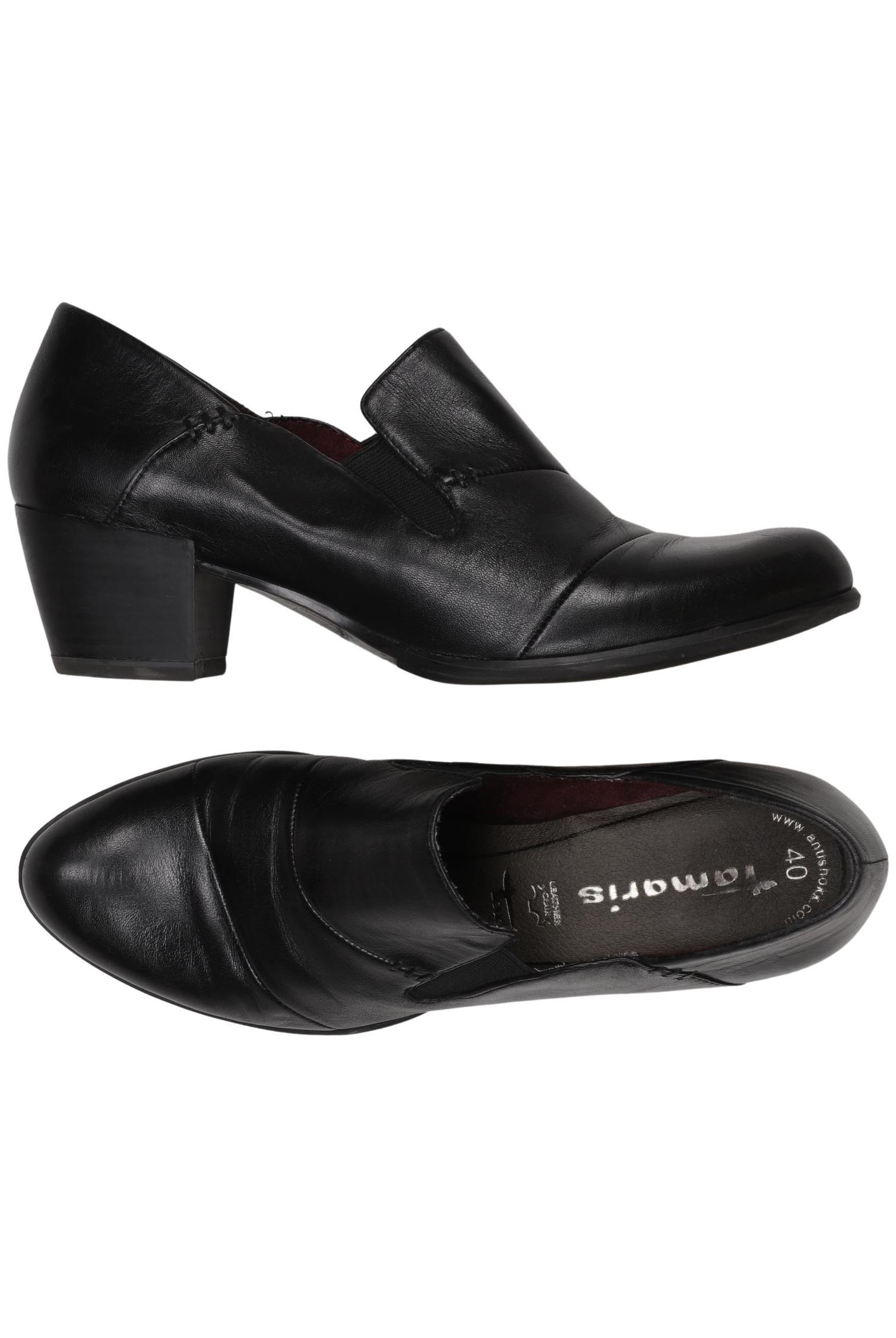 

Tamaris Damen Halbschuh, schwarz, Gr. 40
