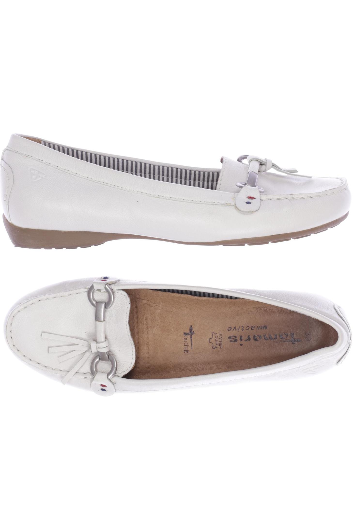 

Tamaris Damen Halbschuh, weiß, Gr. 39