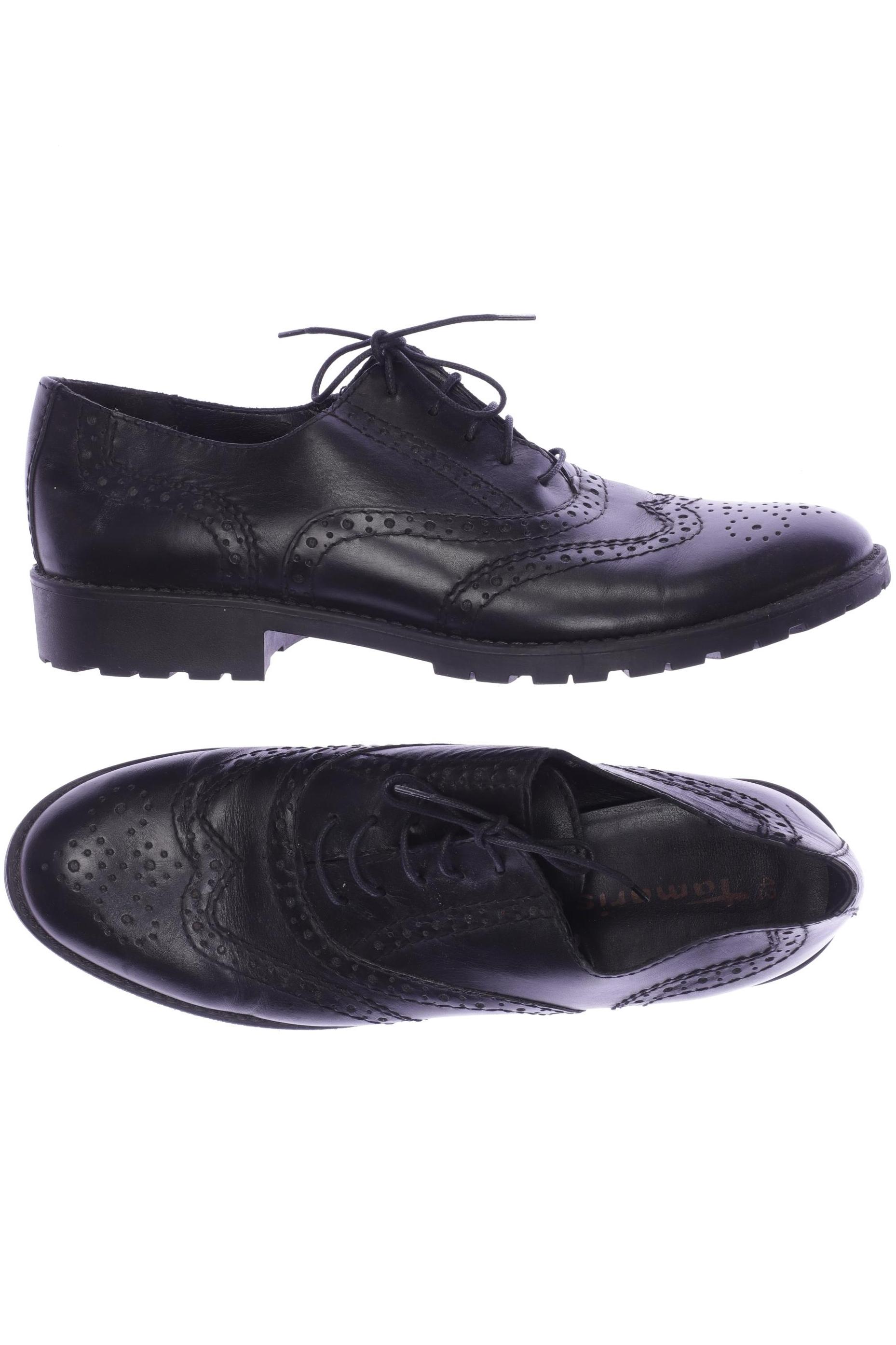 

Tamaris Damen Halbschuh, schwarz, Gr. 42