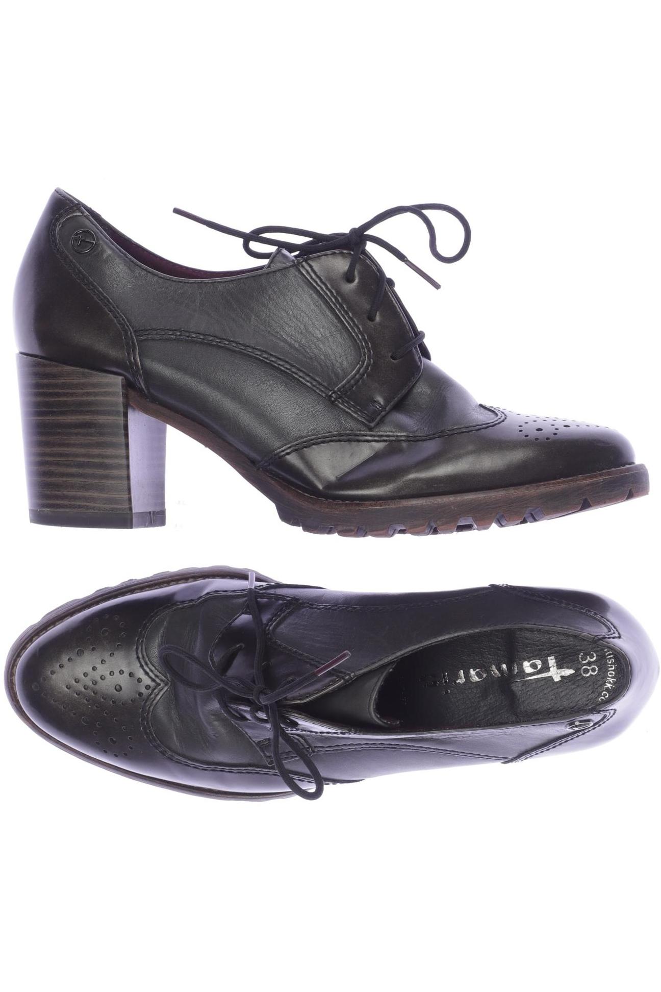 

Tamaris Damen Halbschuh, schwarz, Gr. 38