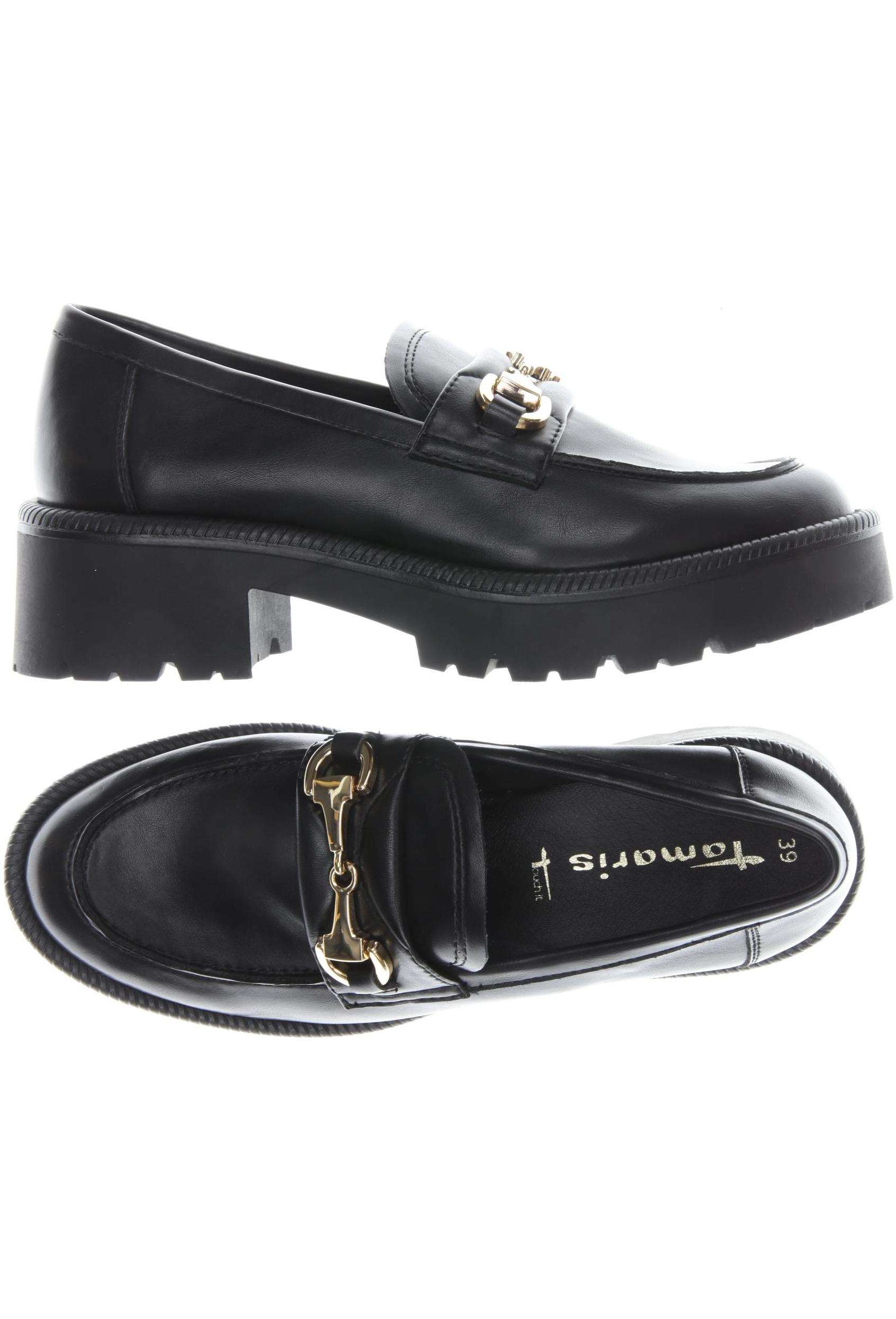 

Tamaris Damen Halbschuh, schwarz, Gr. 39