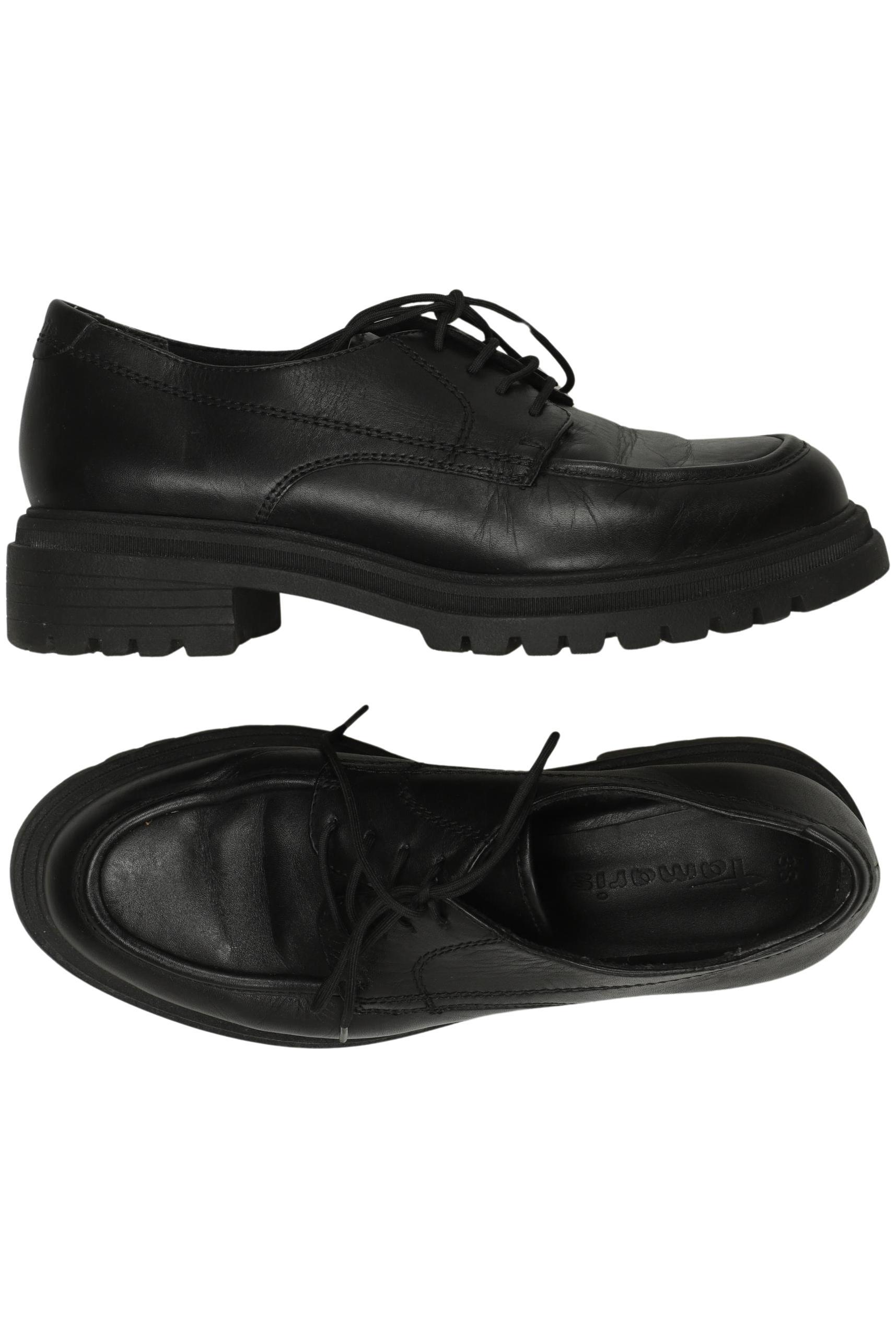 

Tamaris Damen Halbschuh, schwarz, Gr. 38