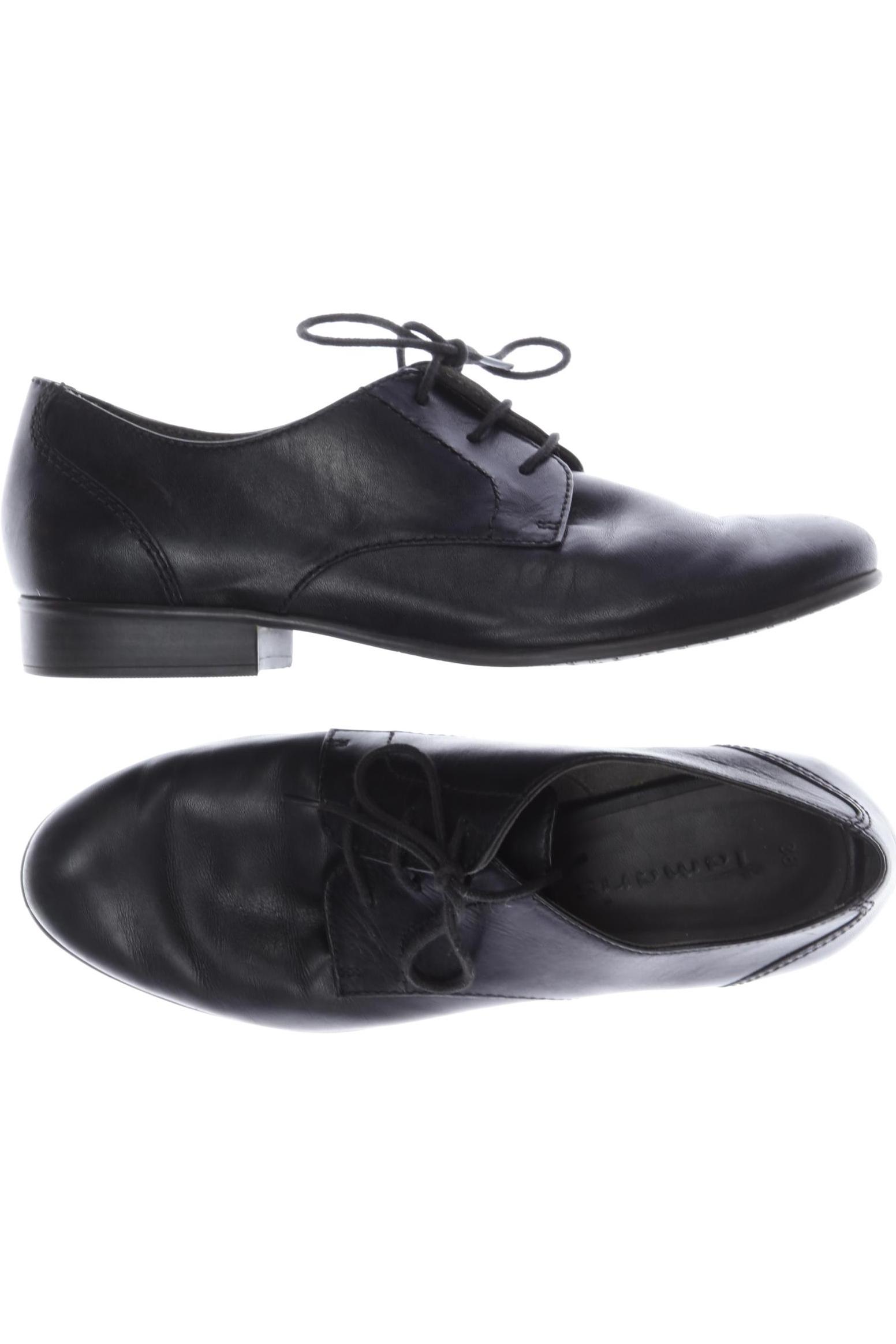 

Tamaris Damen Halbschuh, schwarz, Gr. 38