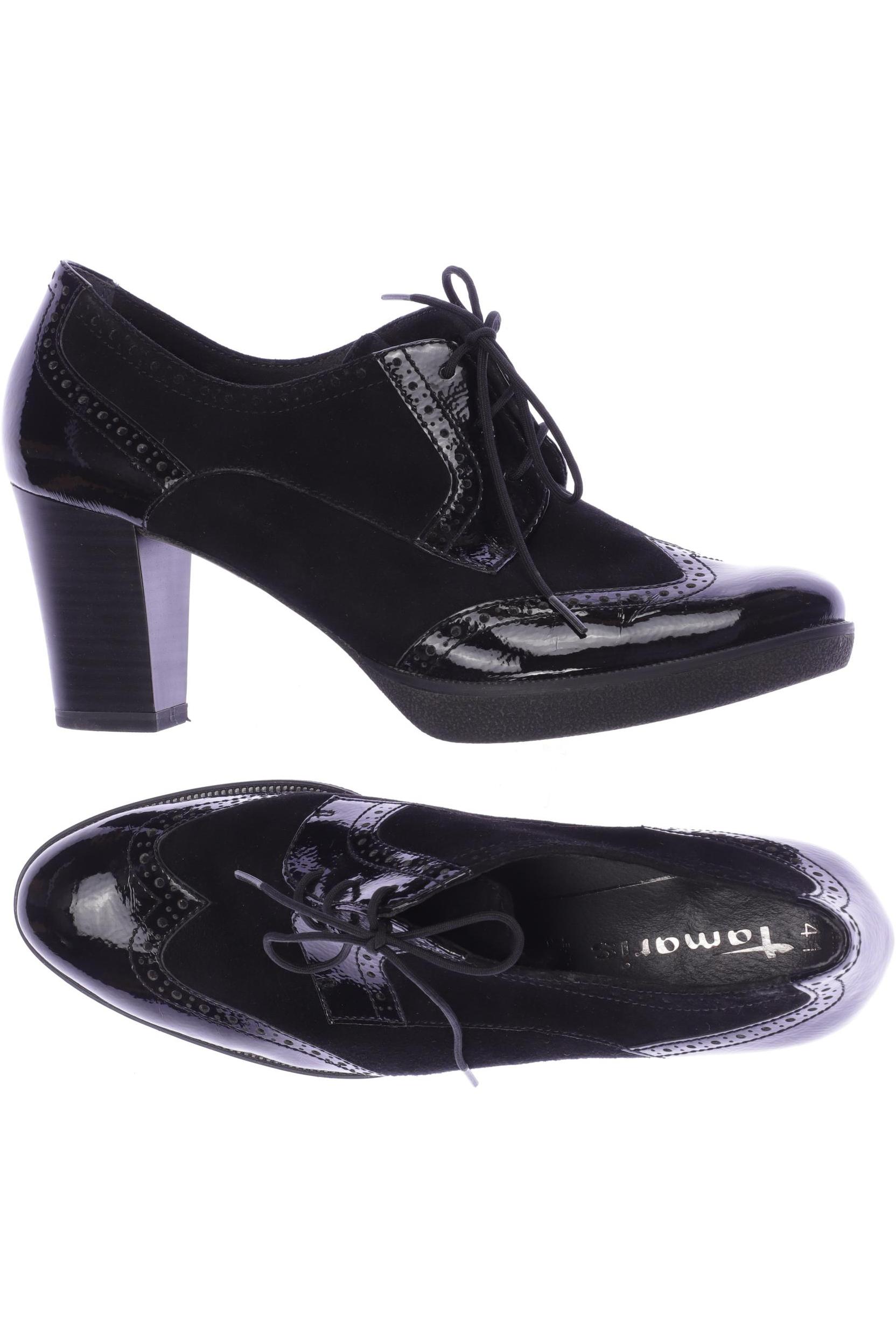 

Tamaris Damen Halbschuh, schwarz, Gr. 41