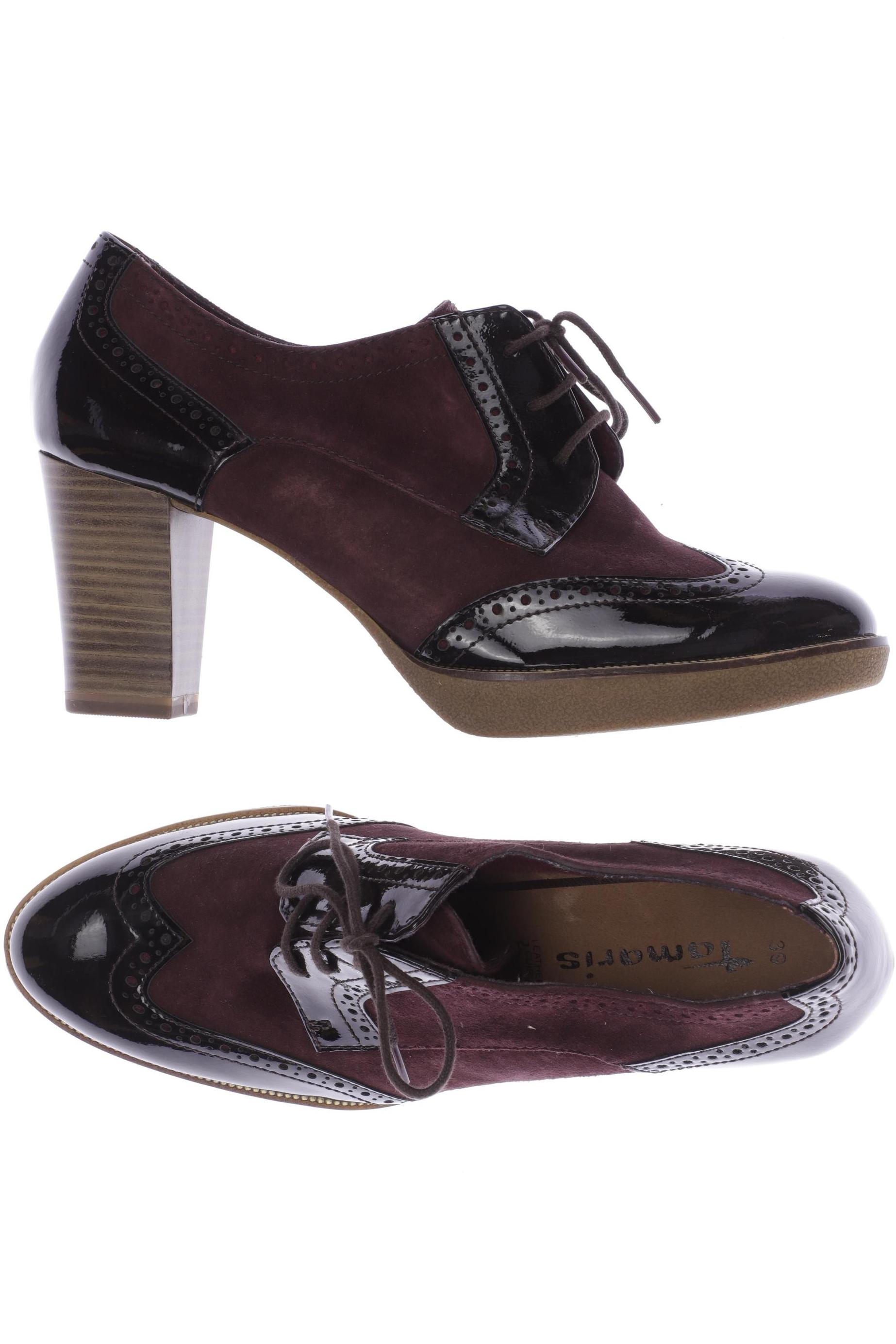 

Tamaris Damen Halbschuh, bordeaux, Gr. 39