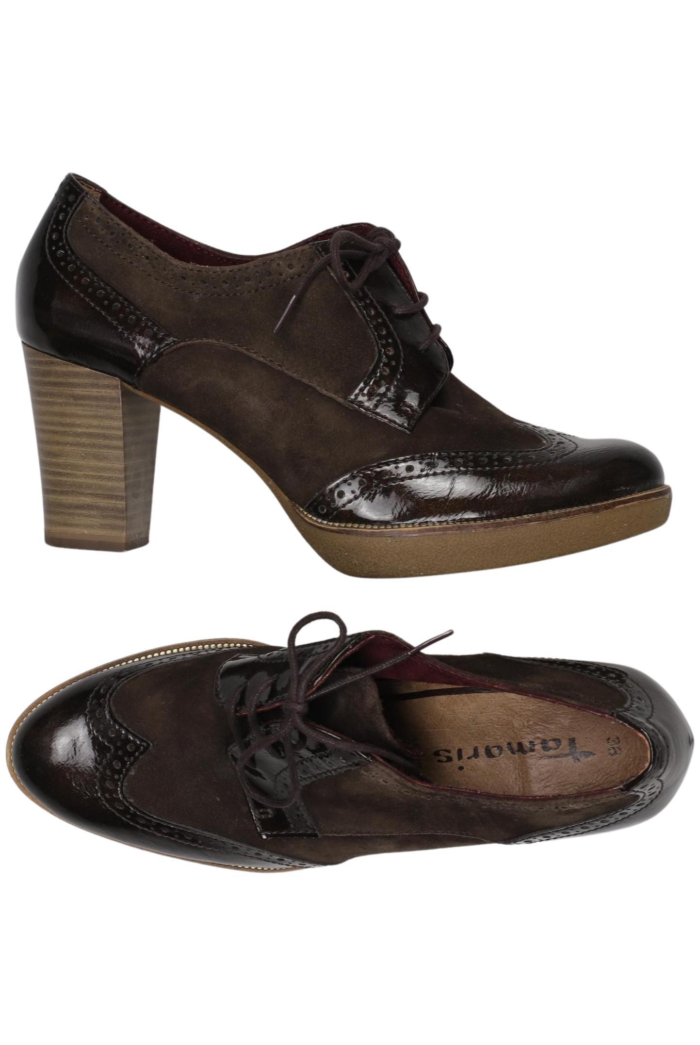 

Tamaris Damen Halbschuh, braun, Gr. 38