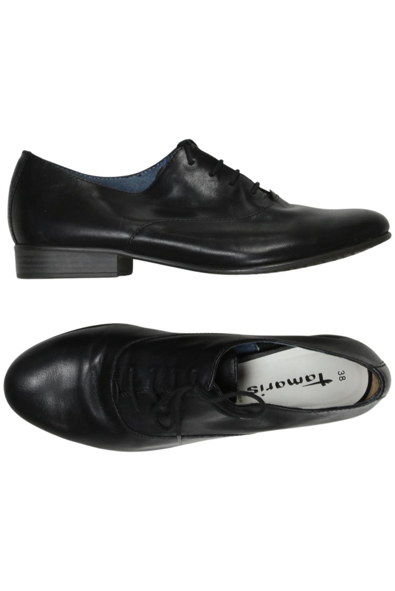 

Tamaris Damen Halbschuh, schwarz, Gr. 38
