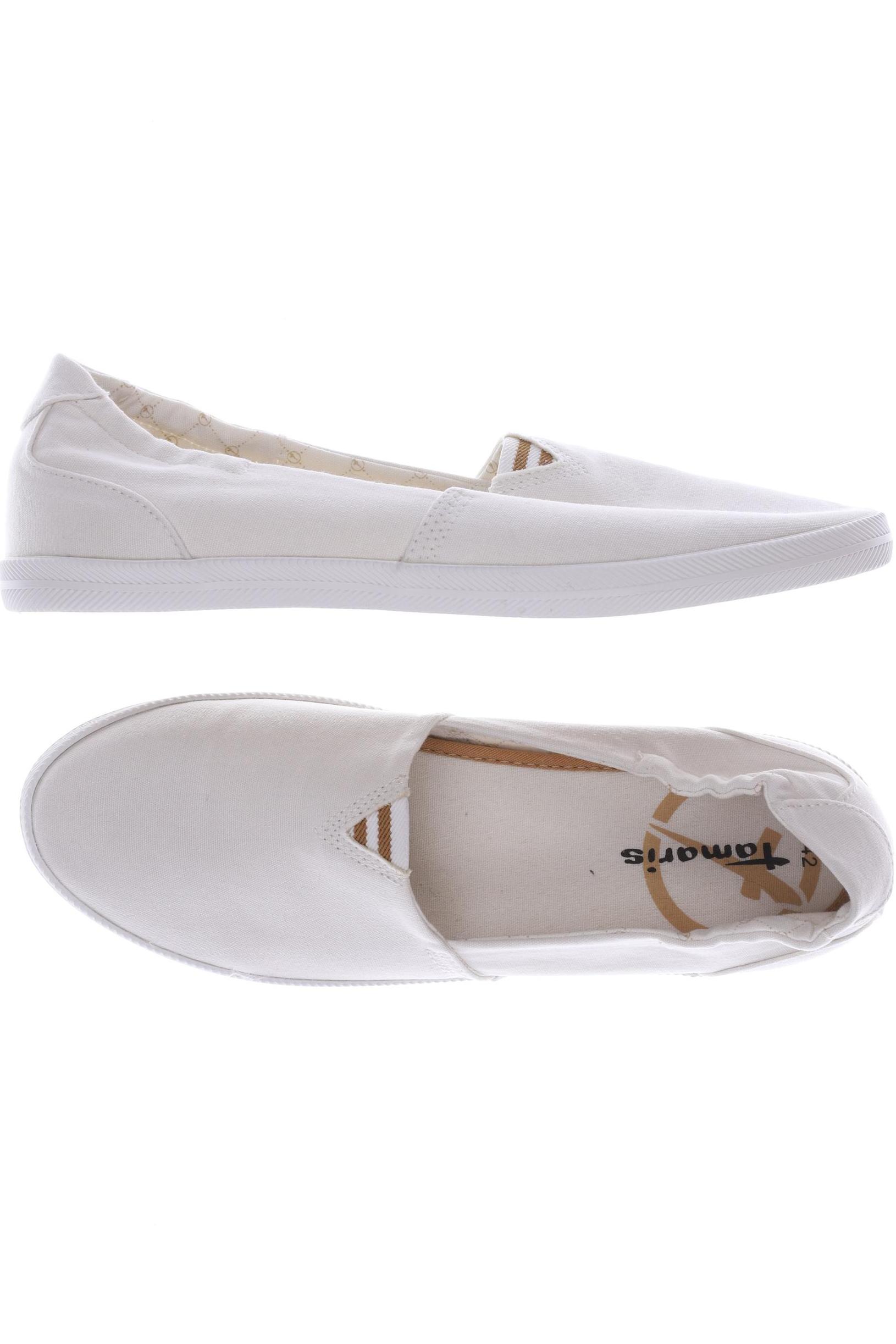 

Tamaris Damen Halbschuh, cremeweiß, Gr. 42