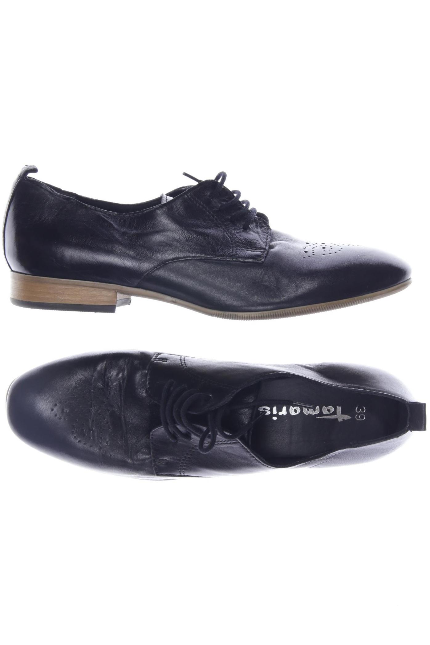 

Tamaris Damen Halbschuh, schwarz, Gr. 39