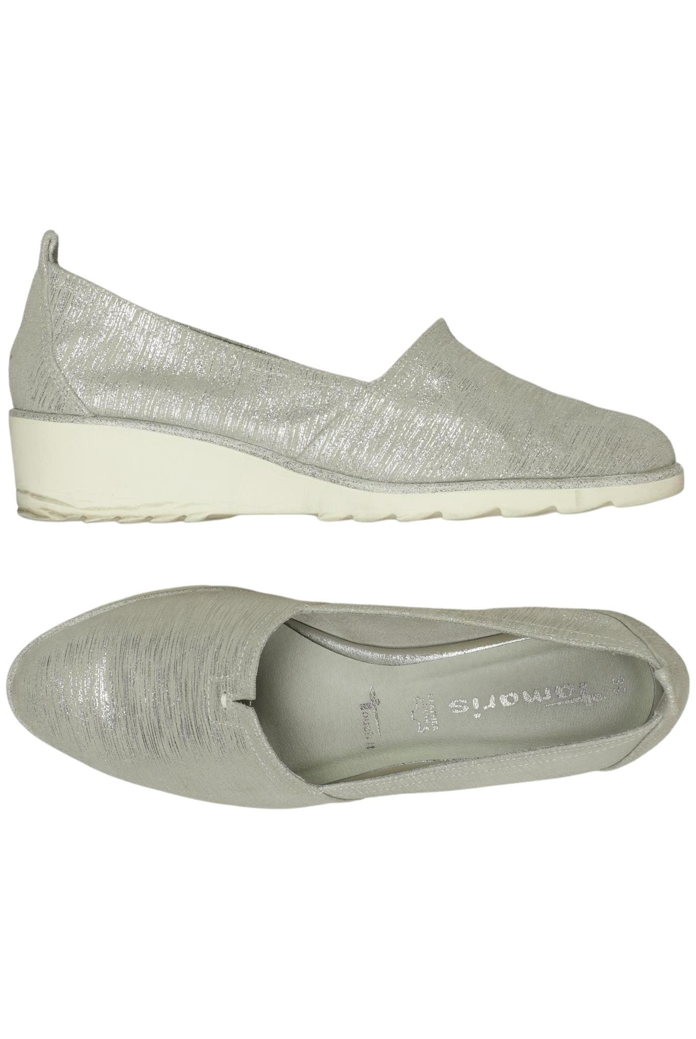 

Tamaris Damen Halbschuh, silber, Gr. 39