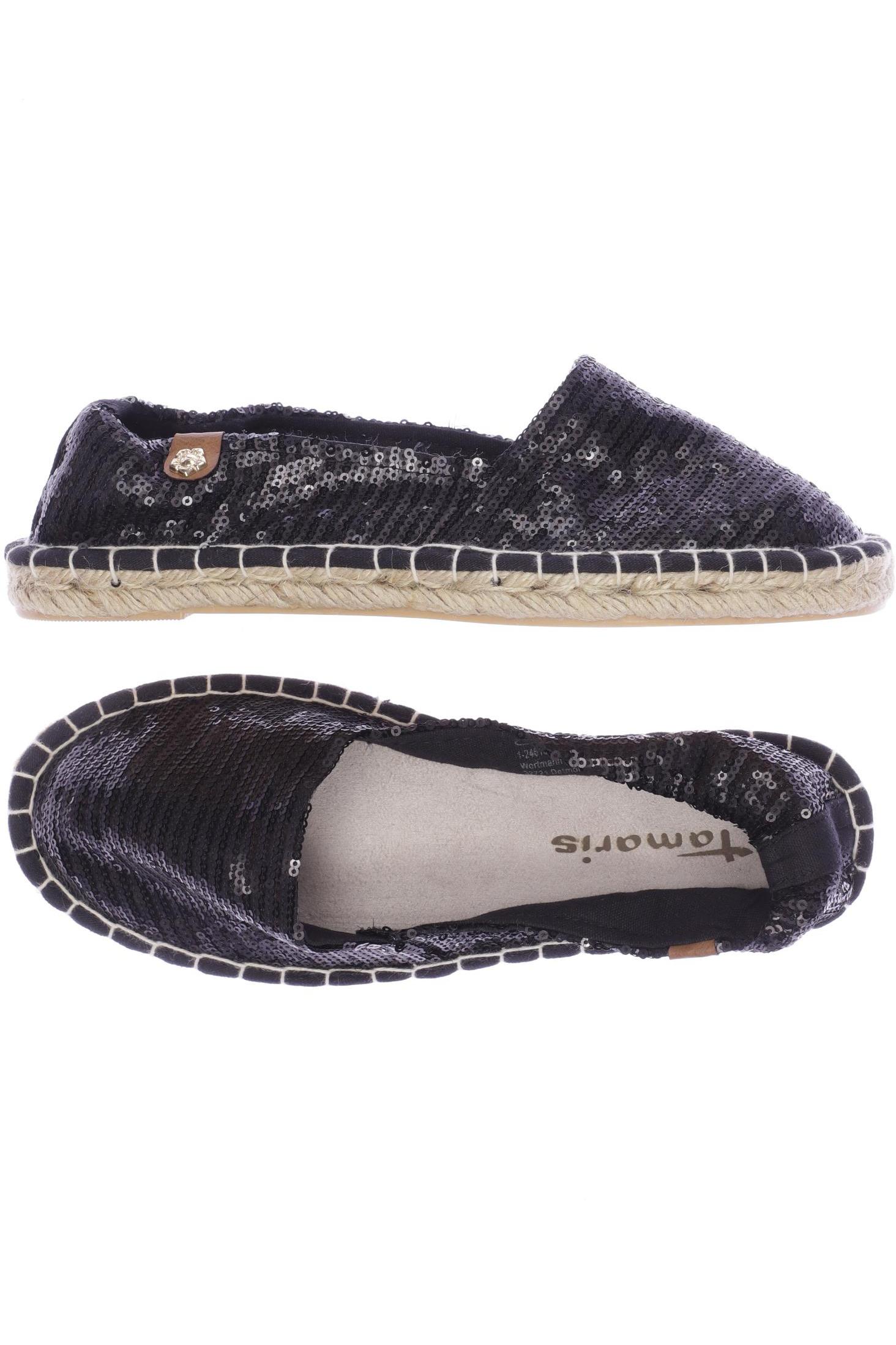 

Tamaris Damen Halbschuh, schwarz, Gr. 38