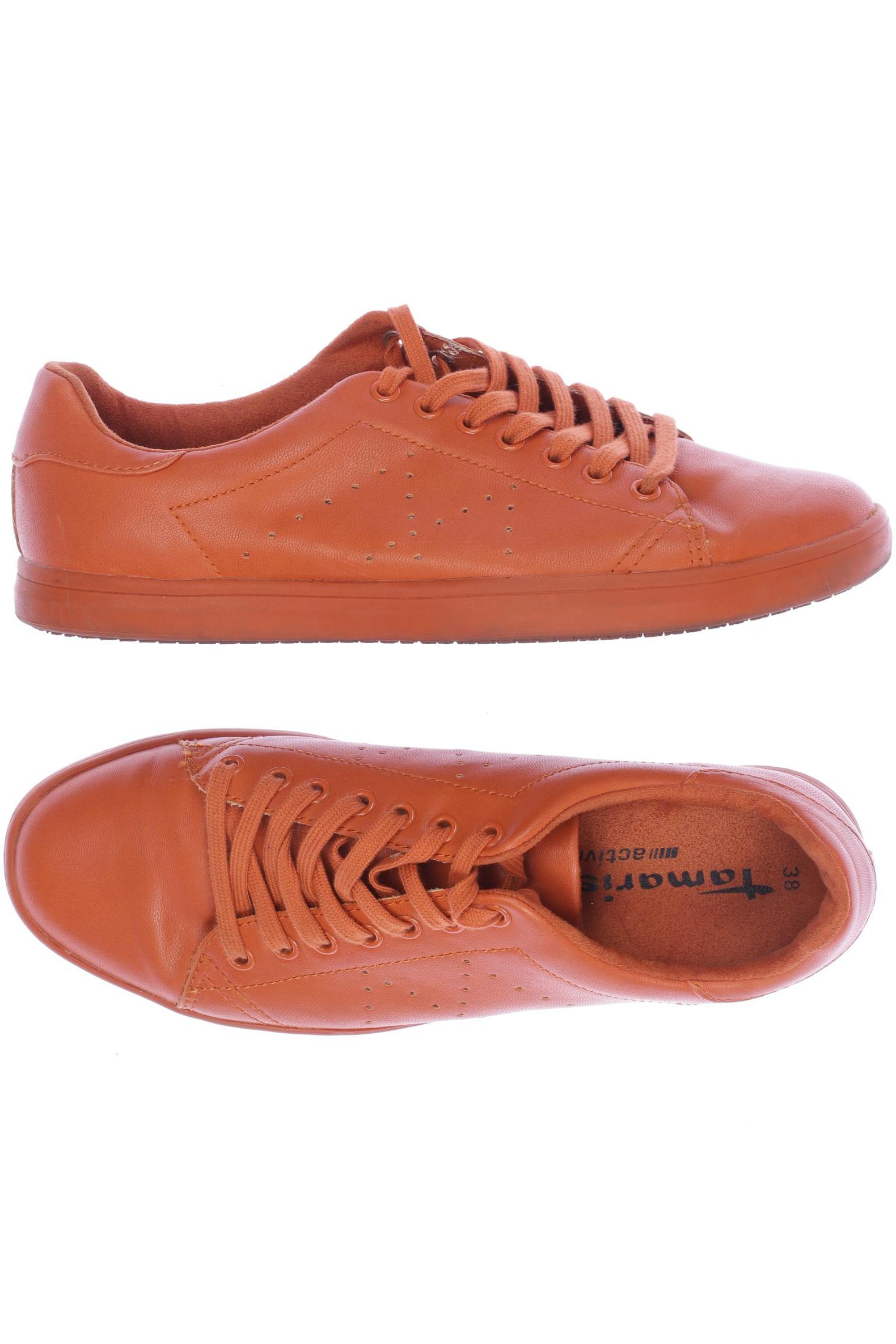 

Tamaris Damen Halbschuh, orange, Gr. 38