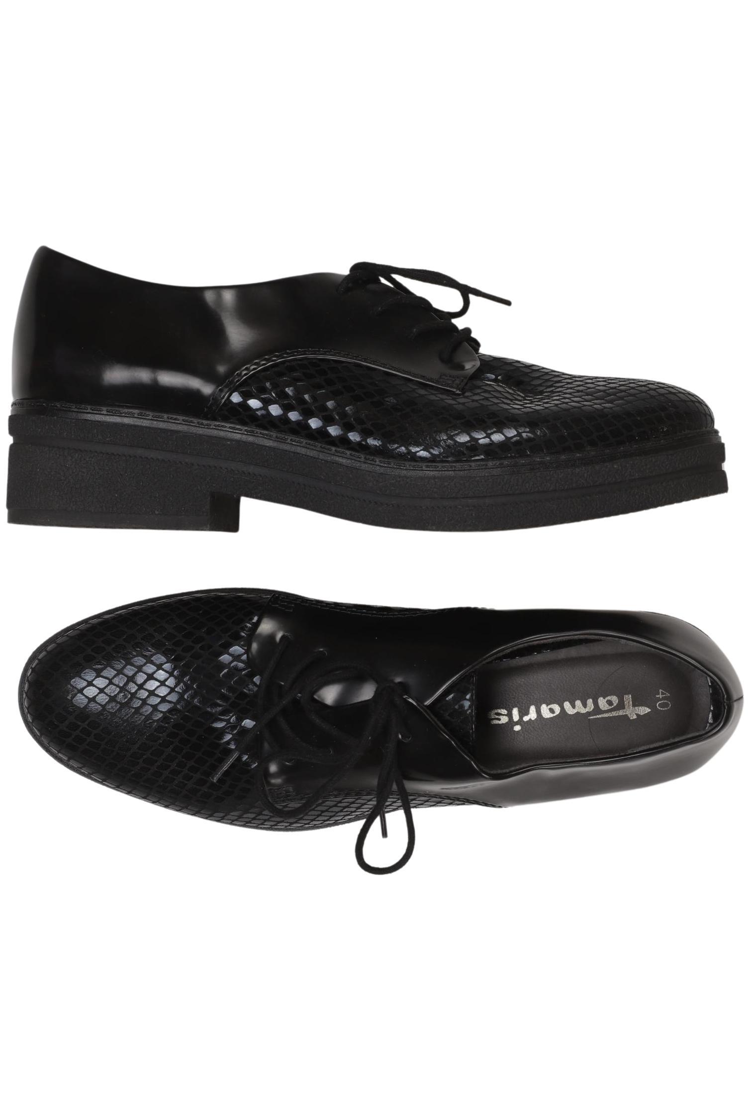 

Tamaris Damen Halbschuh, schwarz, Gr. 40