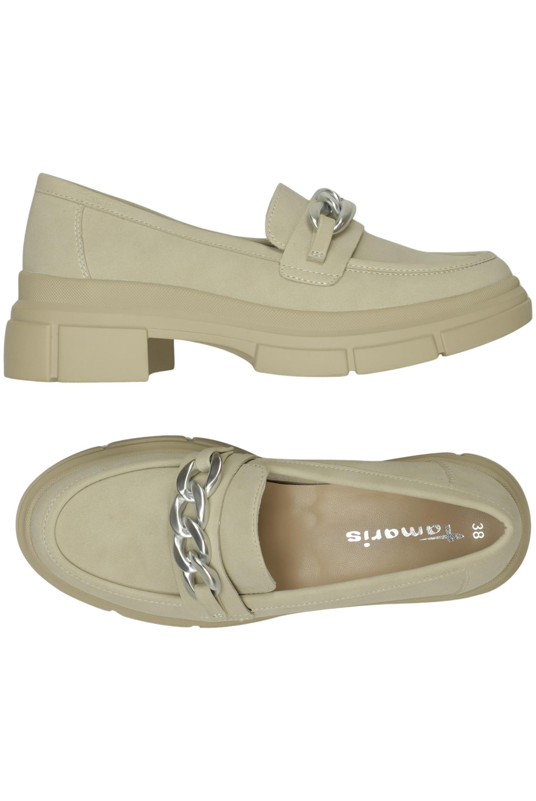 

Tamaris Damen Halbschuh, beige, Gr. 38