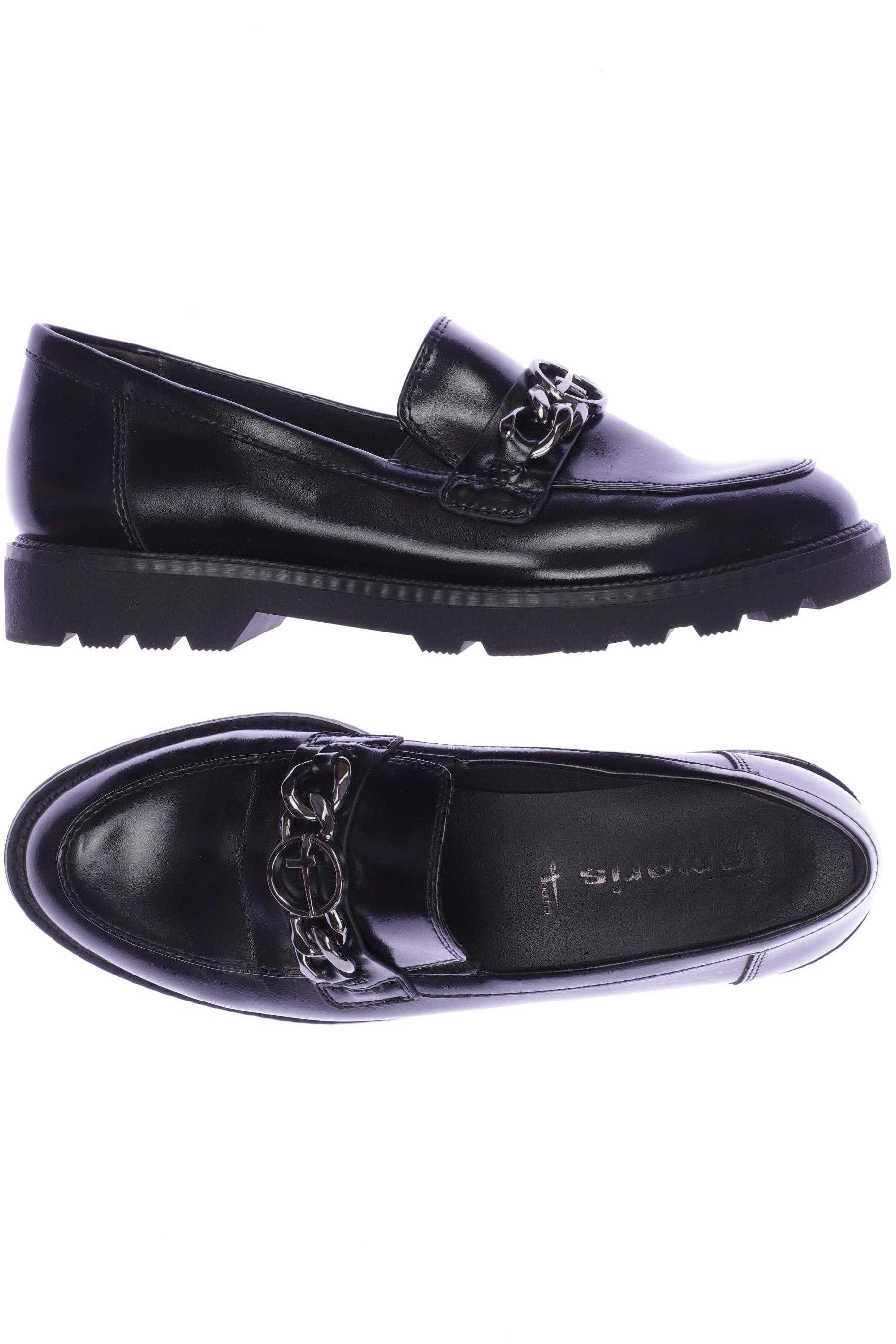 

Tamaris Damen Halbschuh, schwarz, Gr. 38