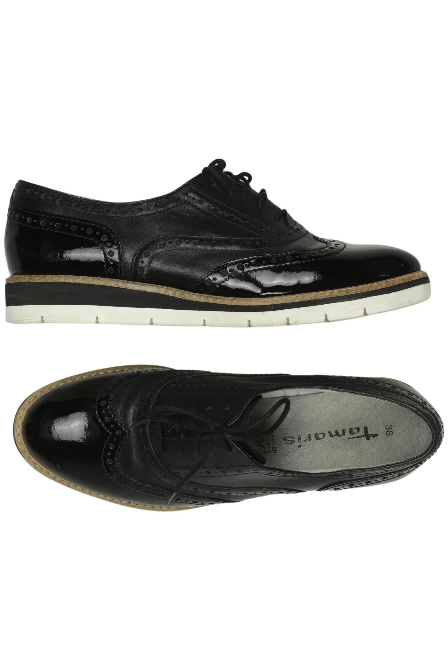 

Tamaris Damen Halbschuh, schwarz, Gr. 38
