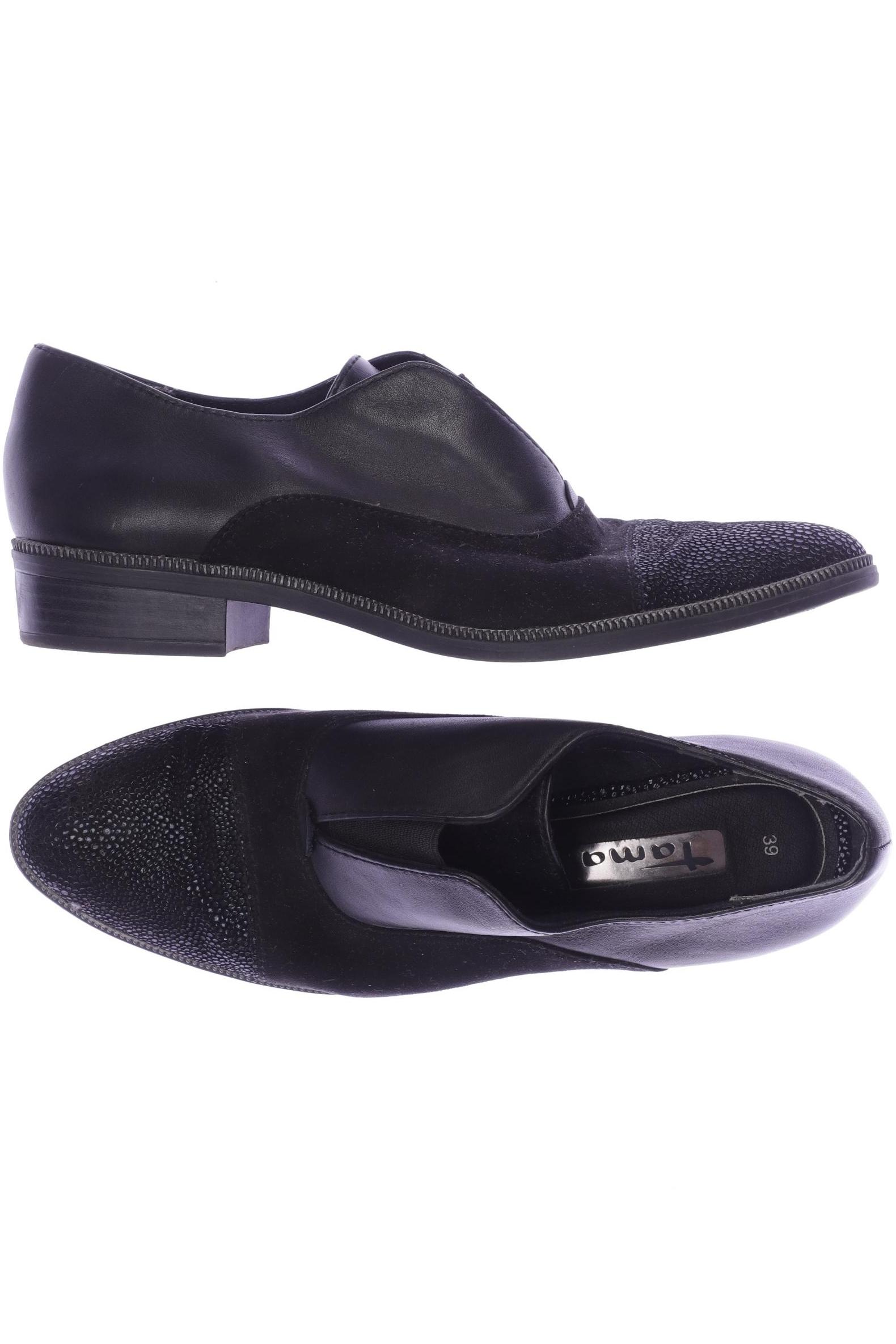

Tamaris Damen Halbschuh, schwarz, Gr. 39