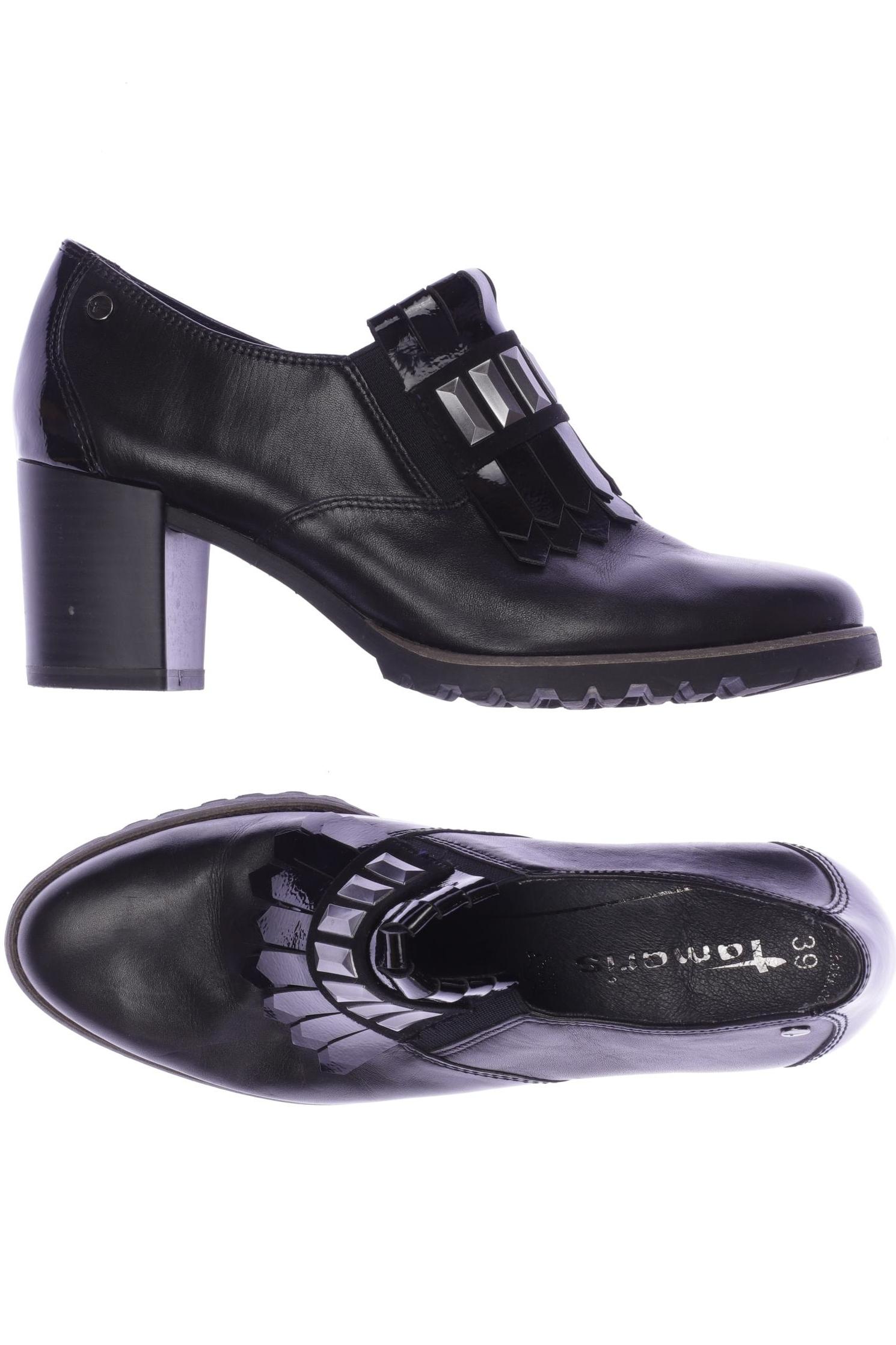 

Tamaris Damen Halbschuh, schwarz, Gr. 39