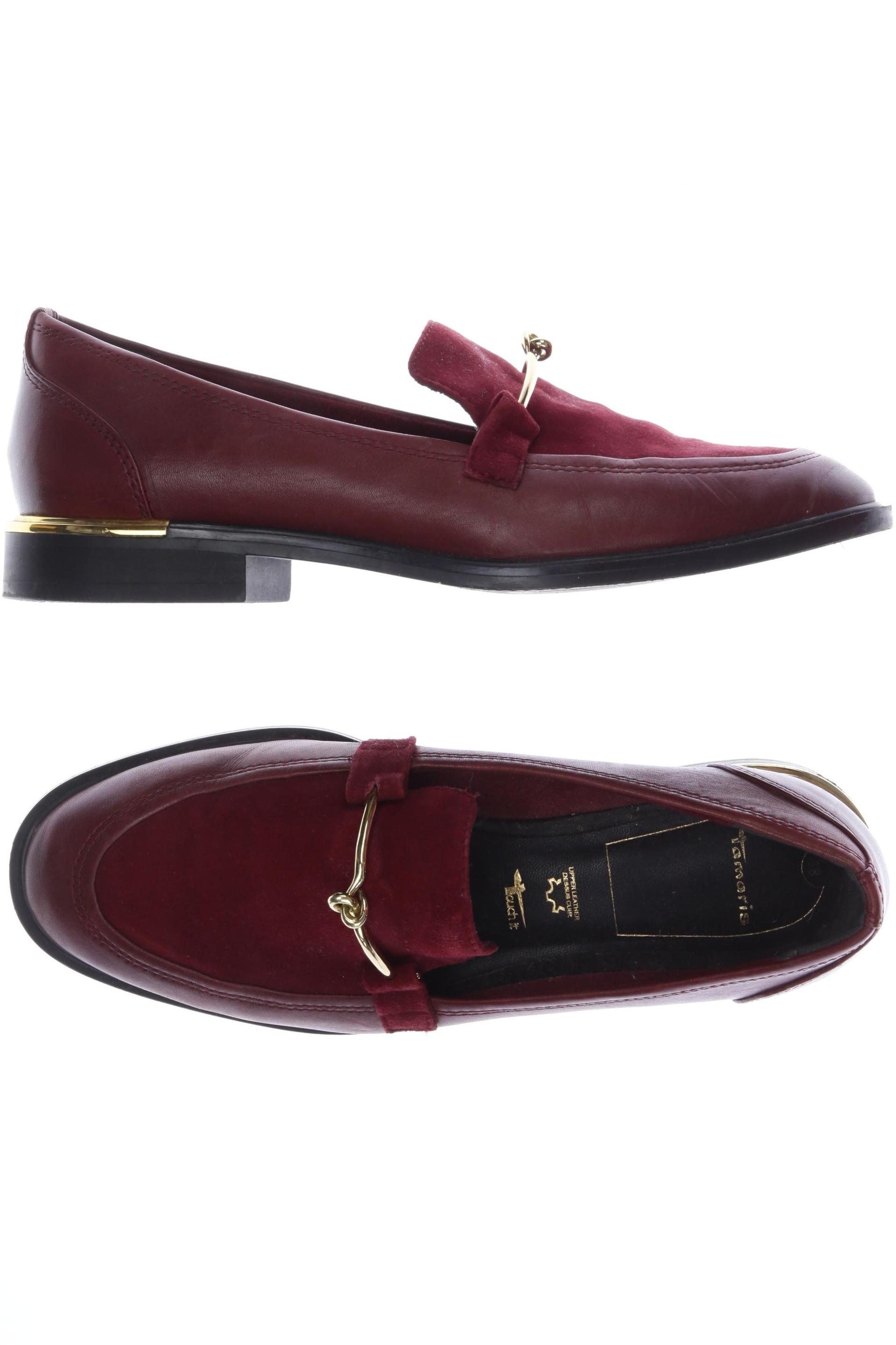 

Tamaris Damen Halbschuh, bordeaux, Gr. 38