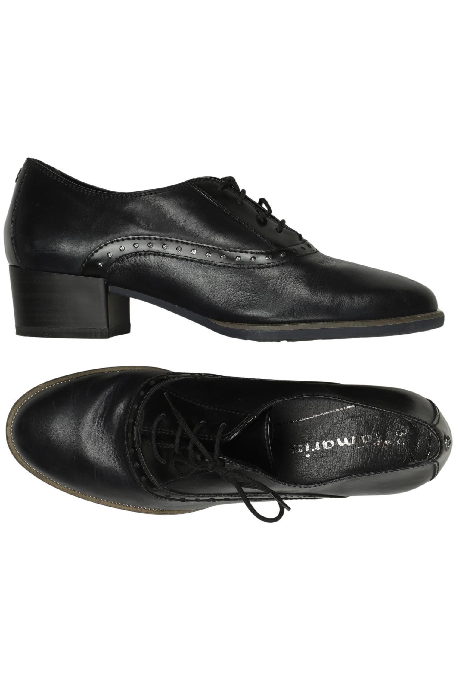 

Tamaris Damen Halbschuh, schwarz, Gr. 39