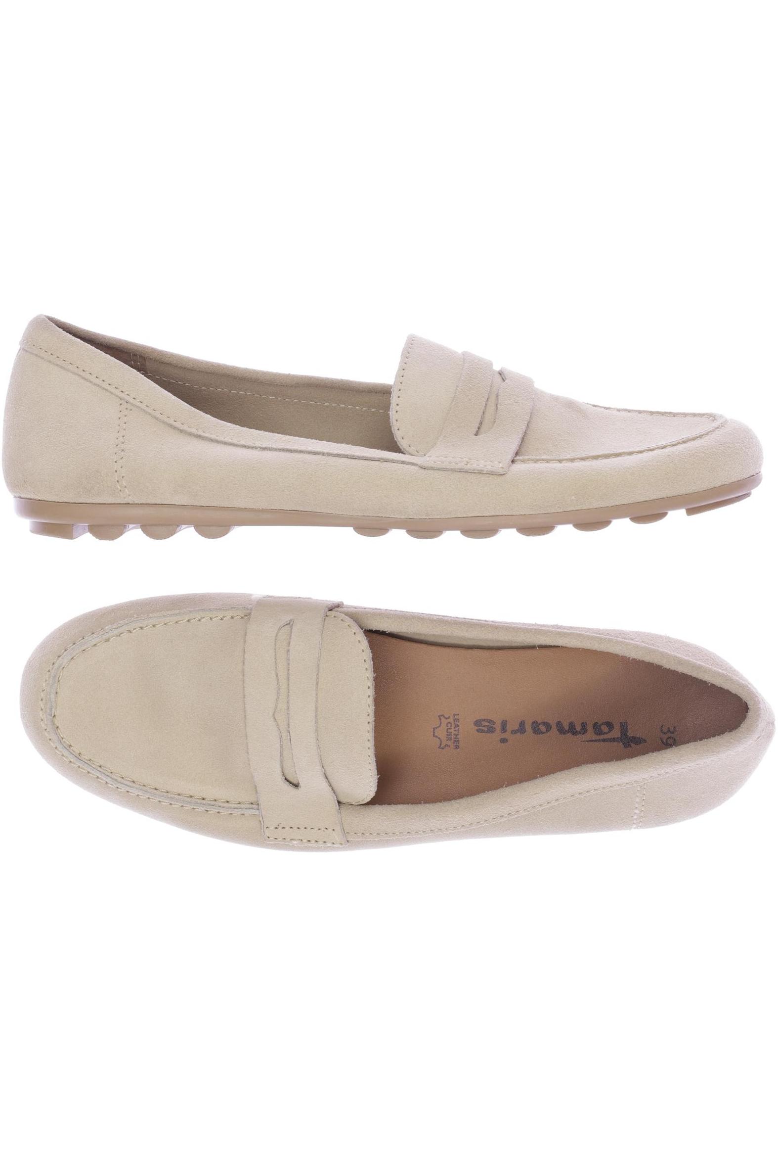 

Tamaris Damen Halbschuh, beige, Gr. 39