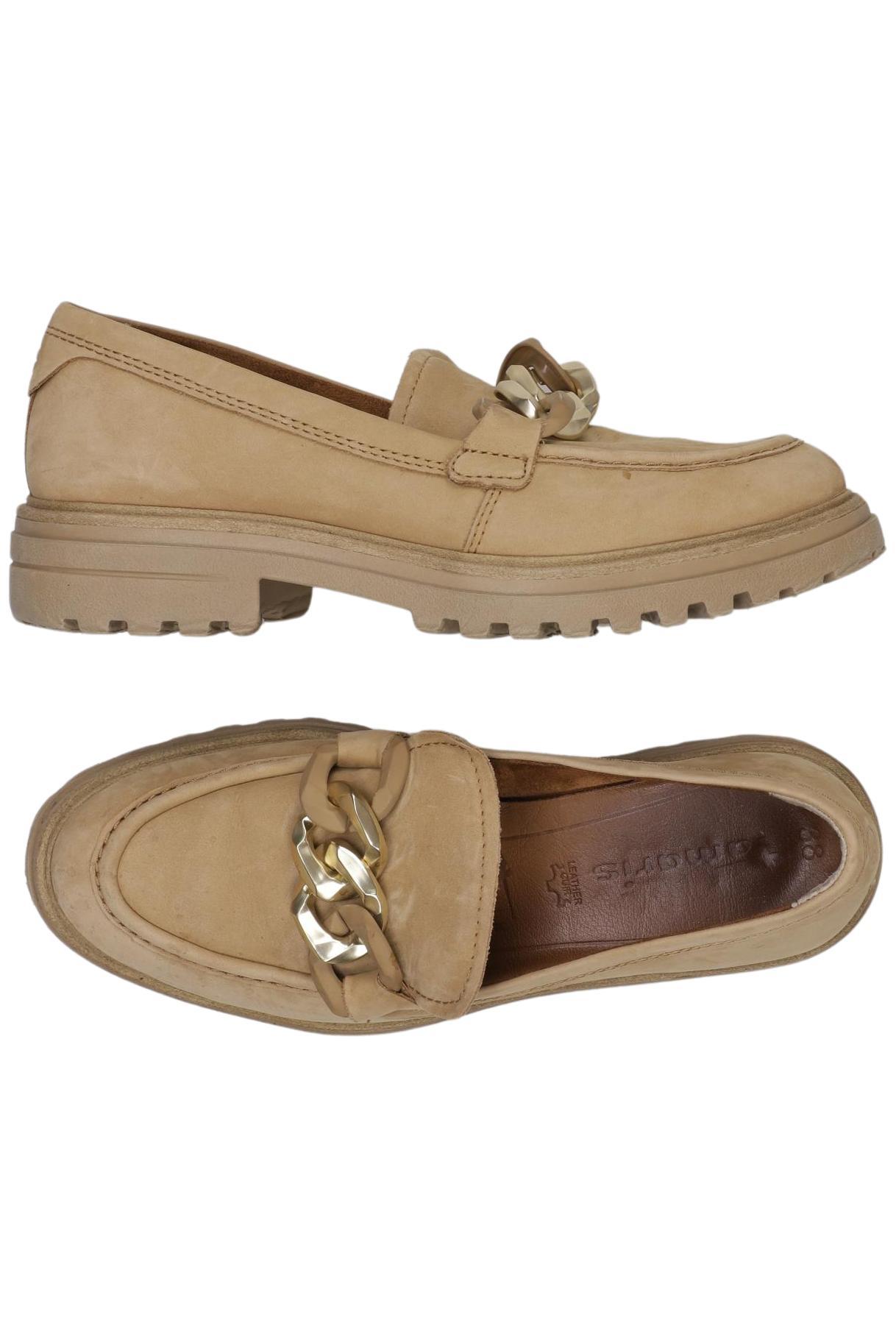 

Tamaris Damen Halbschuh, beige, Gr. 38