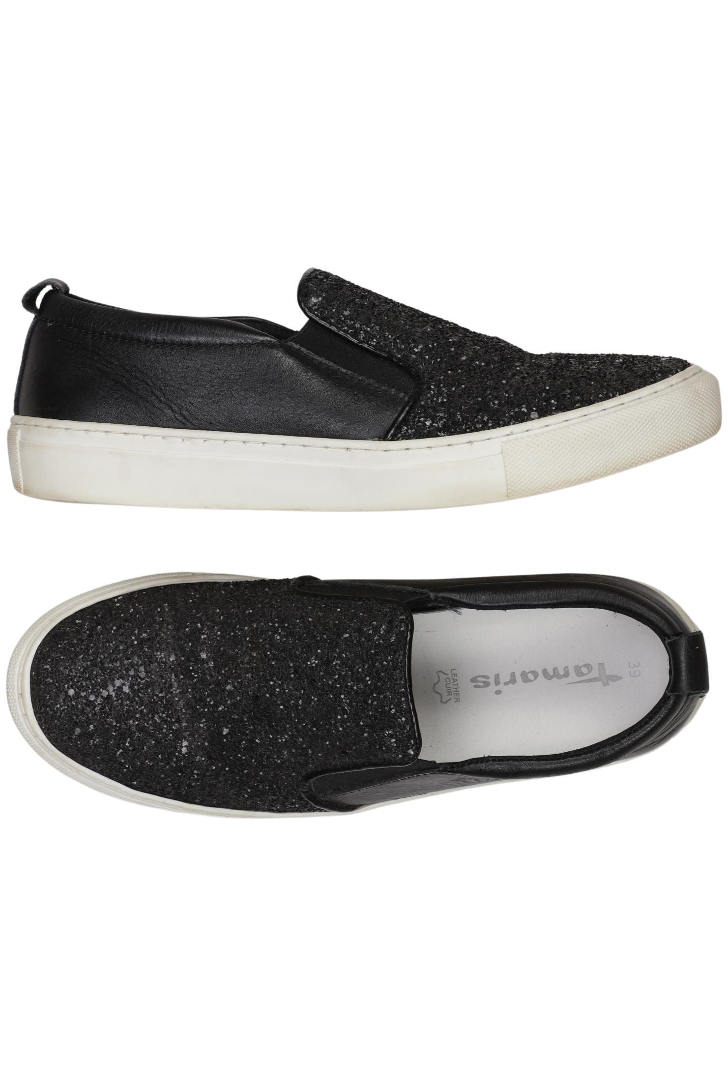 

Tamaris Damen Halbschuh, schwarz, Gr. 39