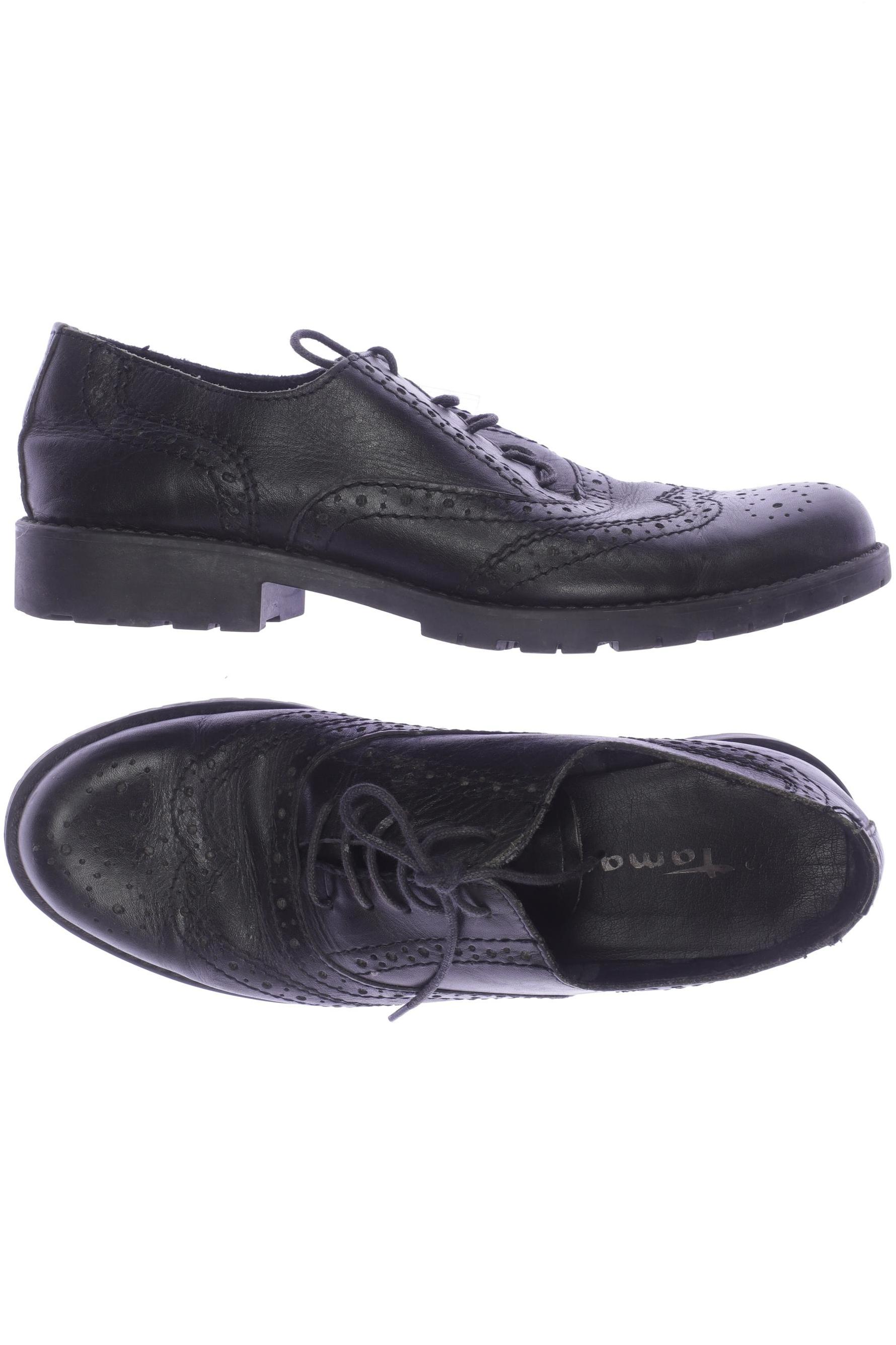 

Tamaris Damen Halbschuh, schwarz, Gr. 38