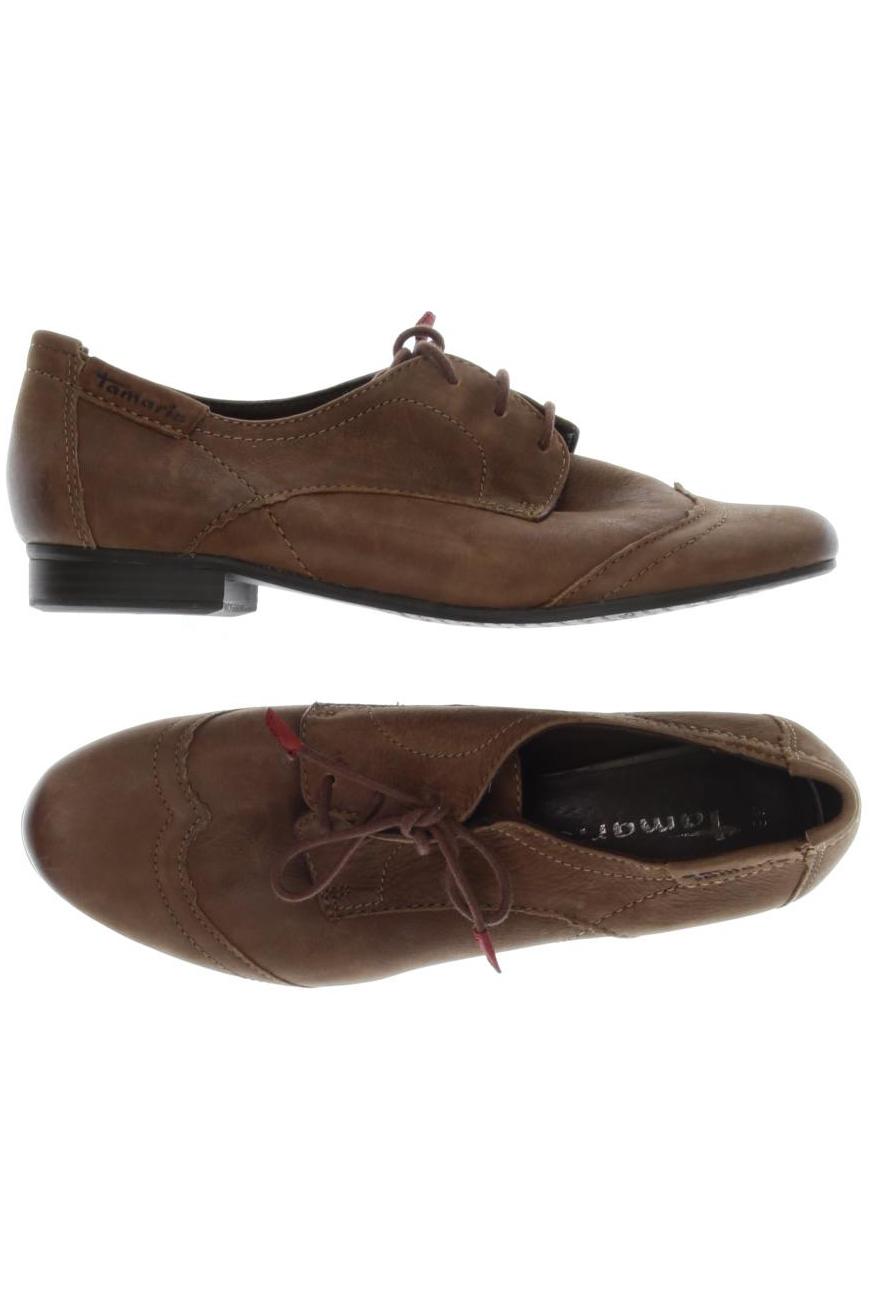 

Tamaris Damen Halbschuh, braun, Gr. 38