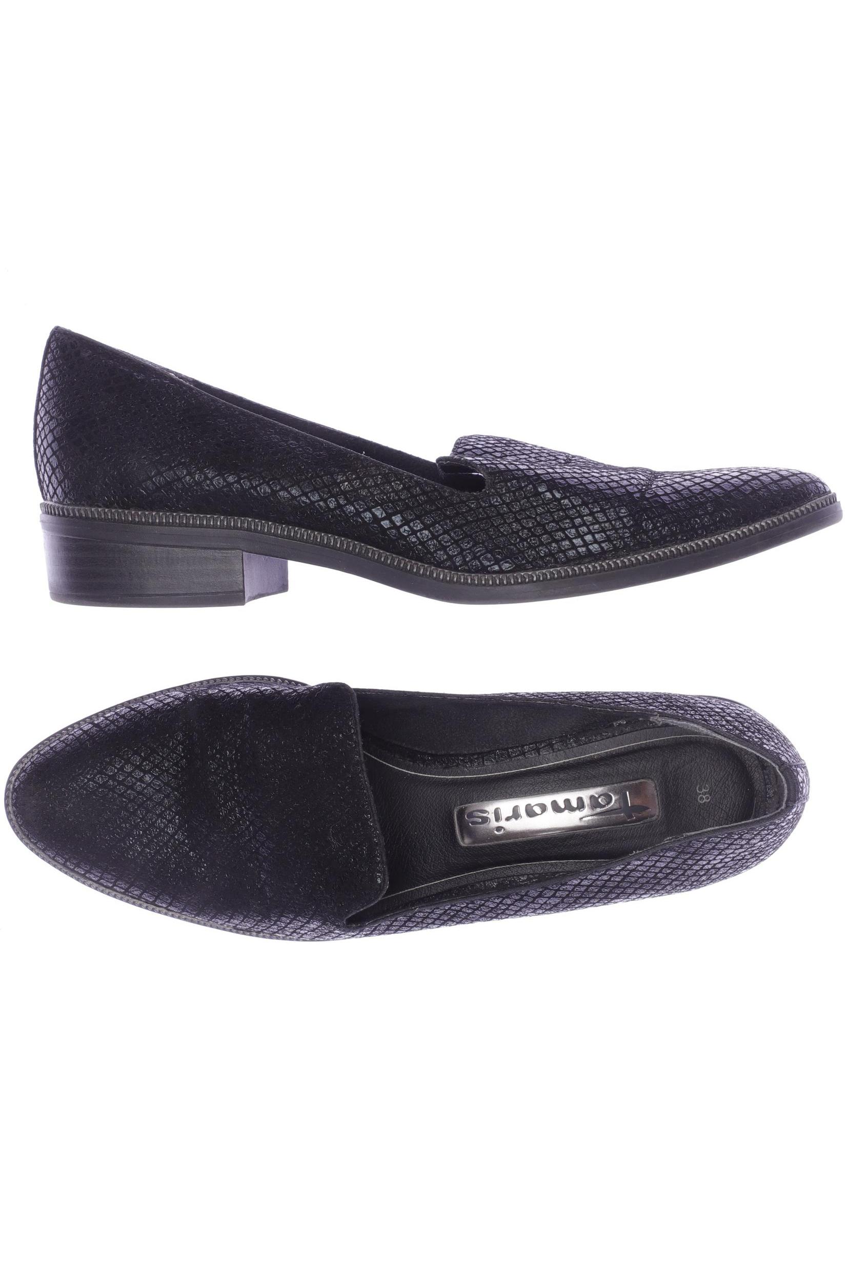 

Tamaris Damen Halbschuh, schwarz, Gr. 38