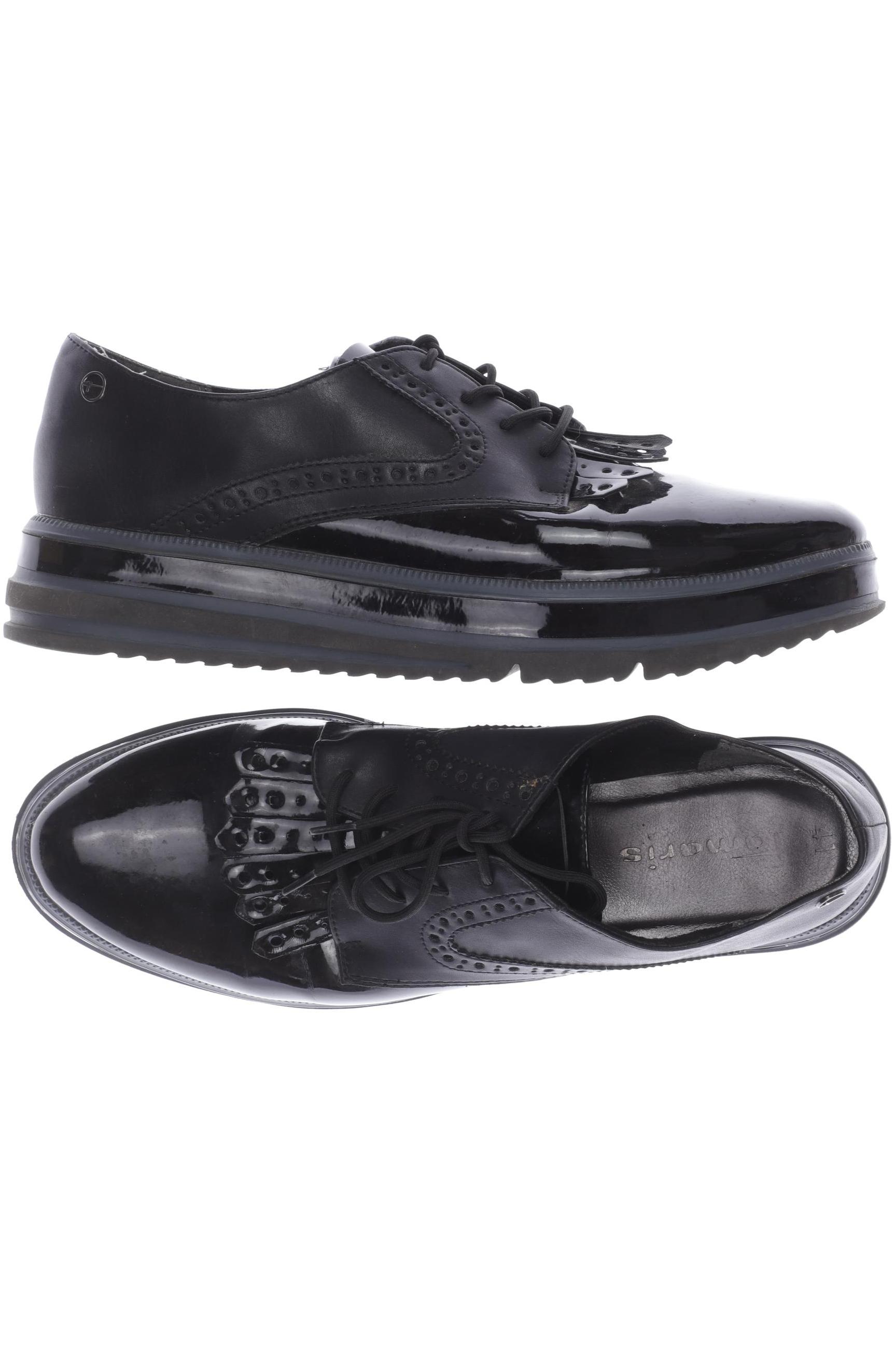

Tamaris Damen Halbschuh, schwarz, Gr. 41