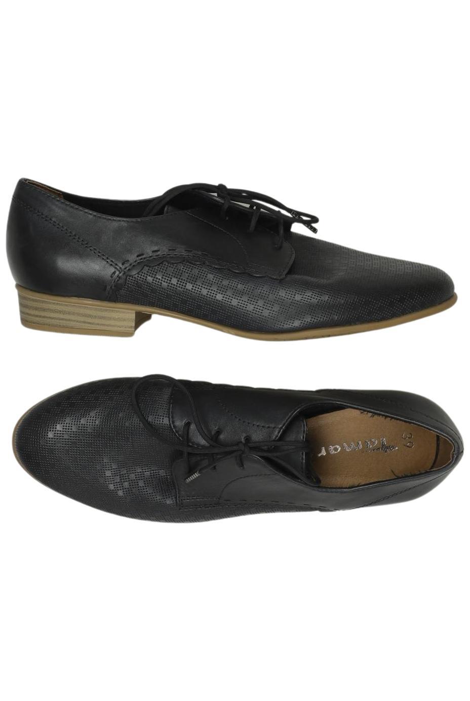 

Tamaris Damen Halbschuh, schwarz, Gr. 39