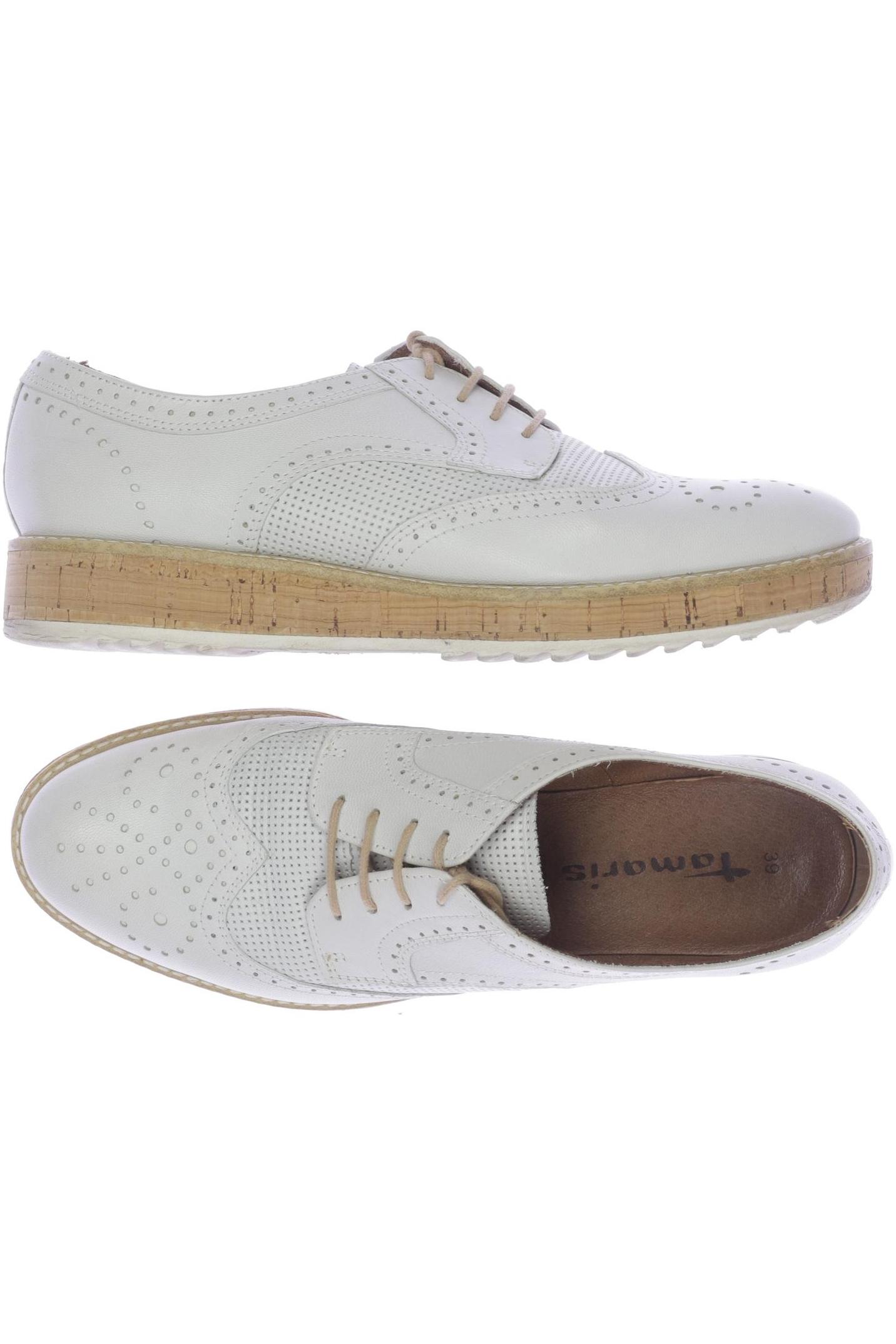 

Tamaris Damen Halbschuh, weiß, Gr. 39