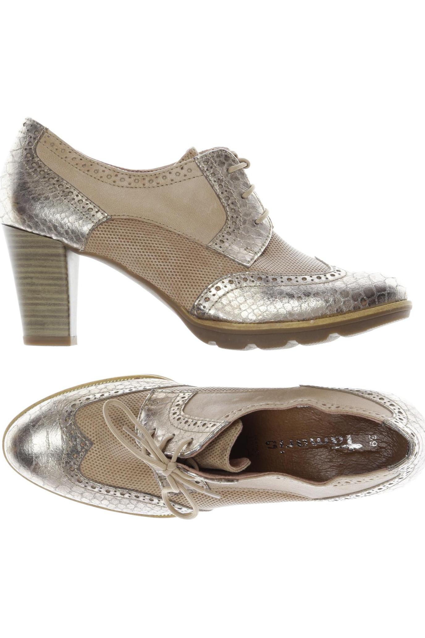 

Tamaris Damen Halbschuh, beige, Gr. 39