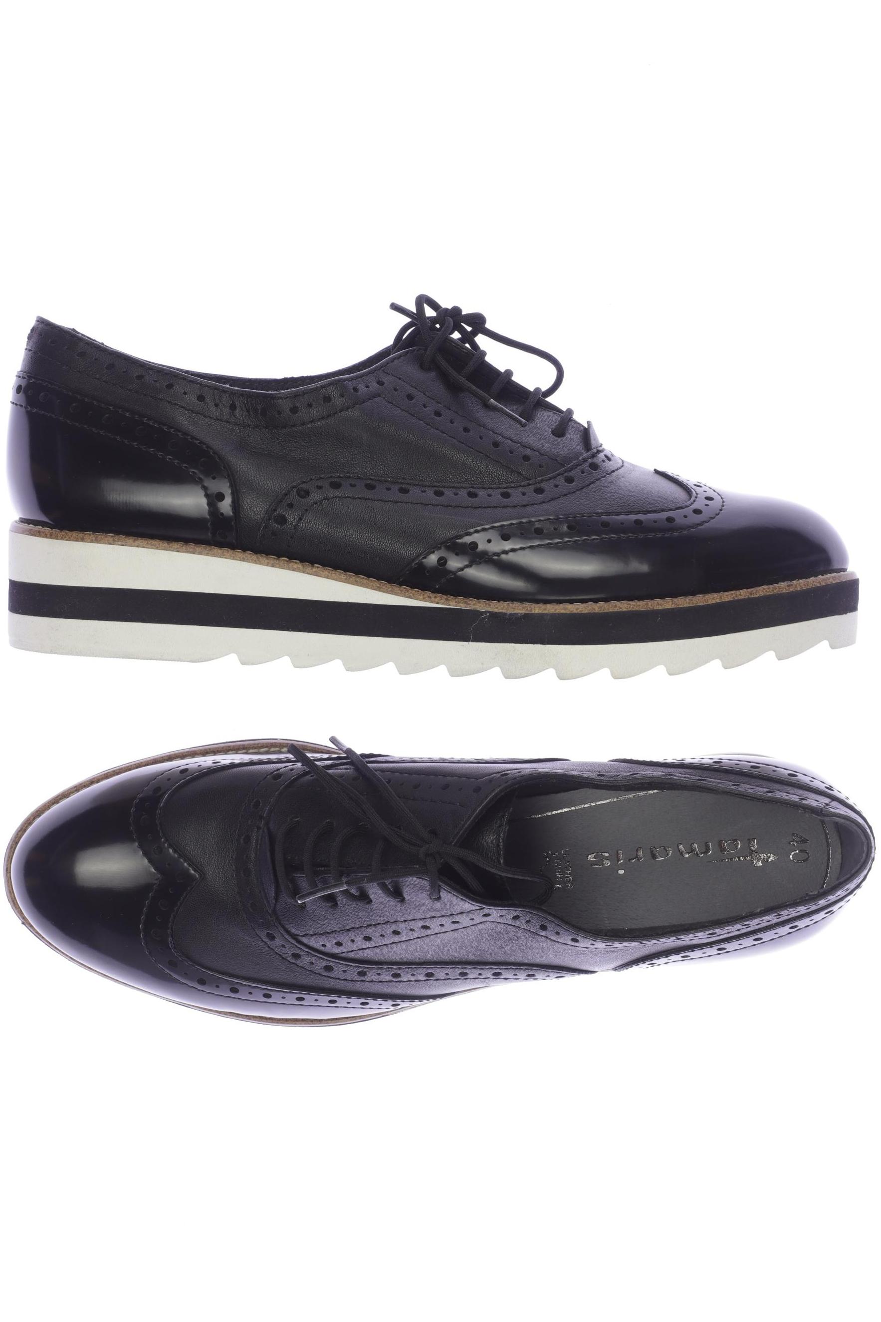 

Tamaris Damen Halbschuh, schwarz, Gr. 40