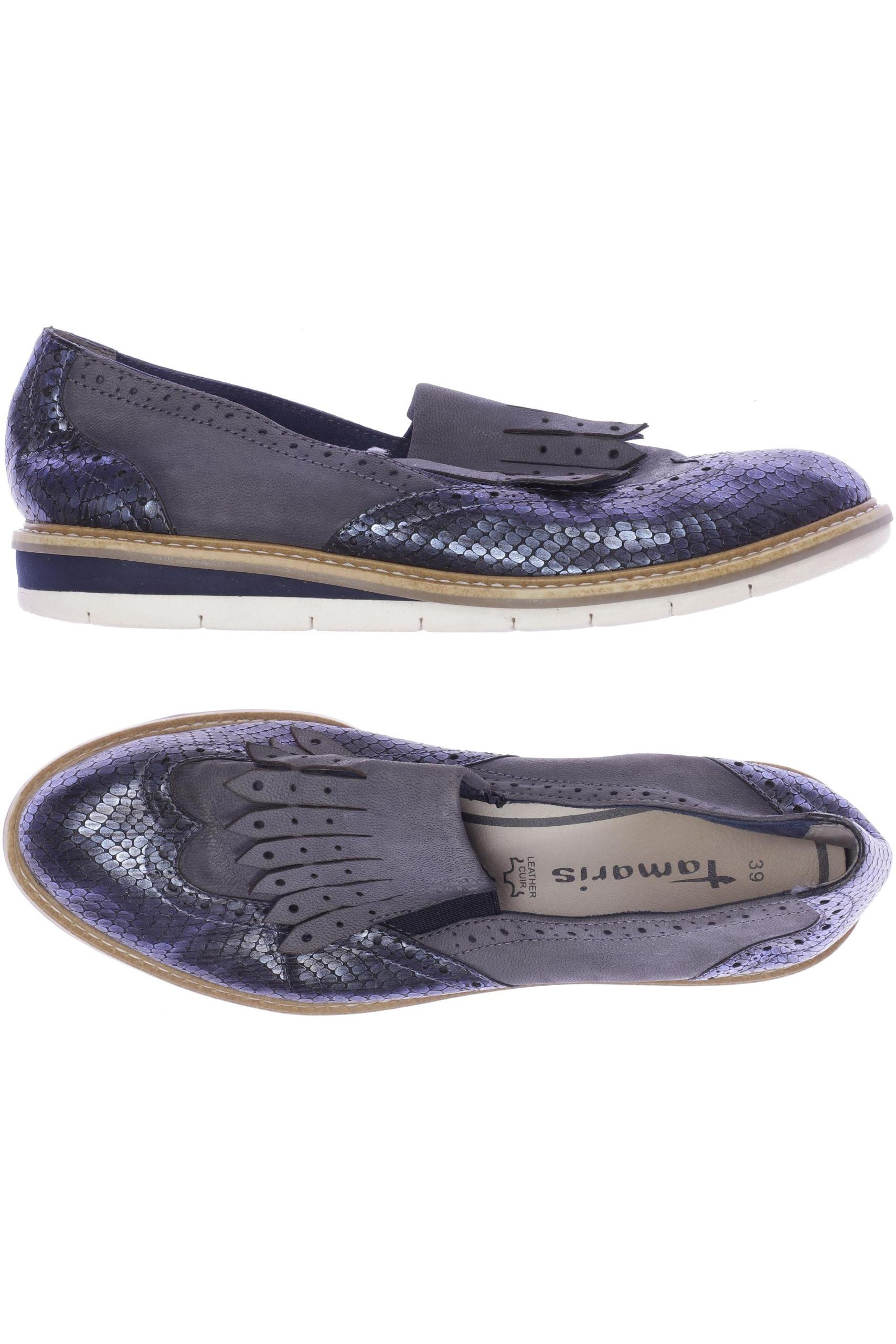 

Tamaris Damen Halbschuh, blau, Gr. 39