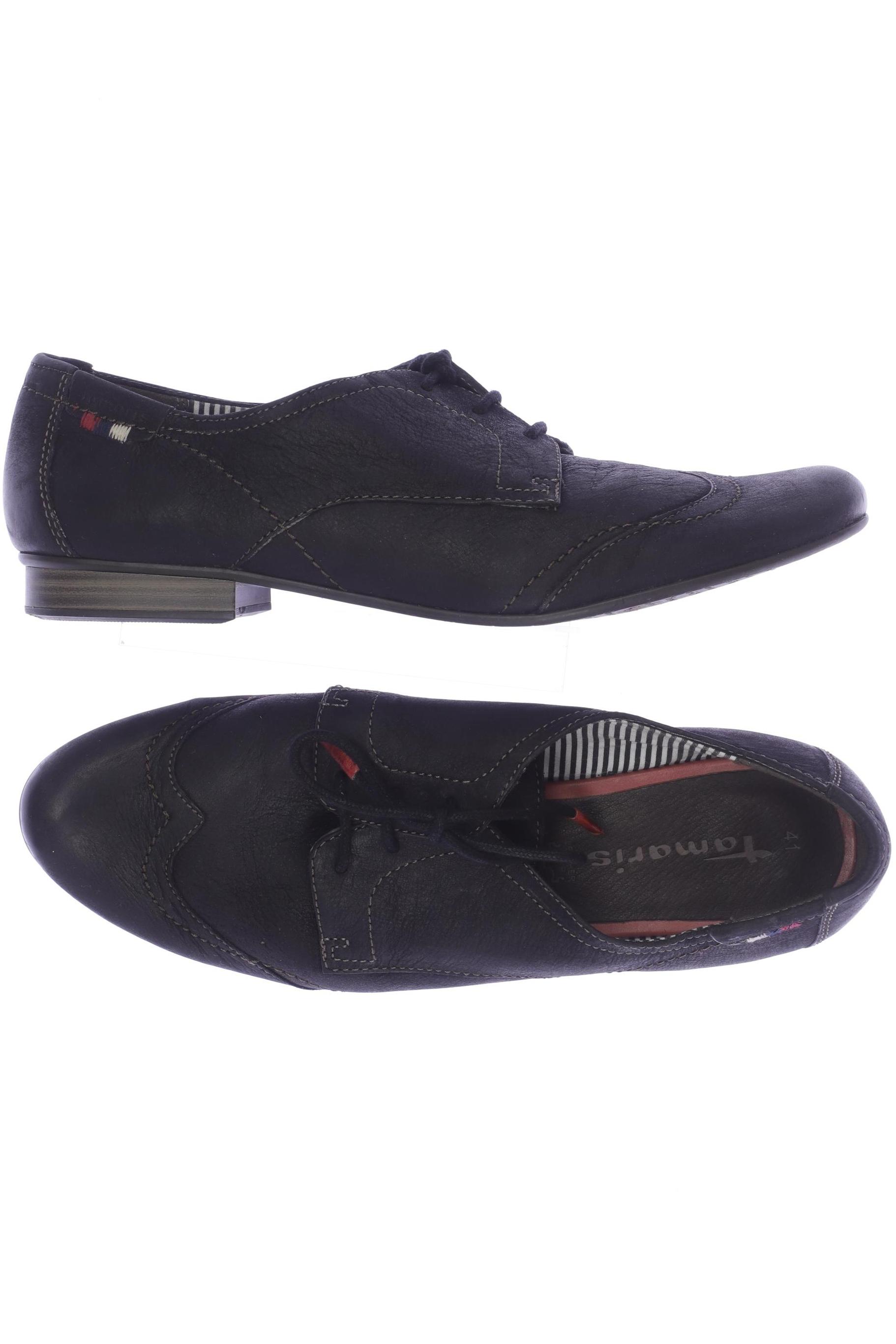 

Tamaris Damen Halbschuh, schwarz, Gr. 41