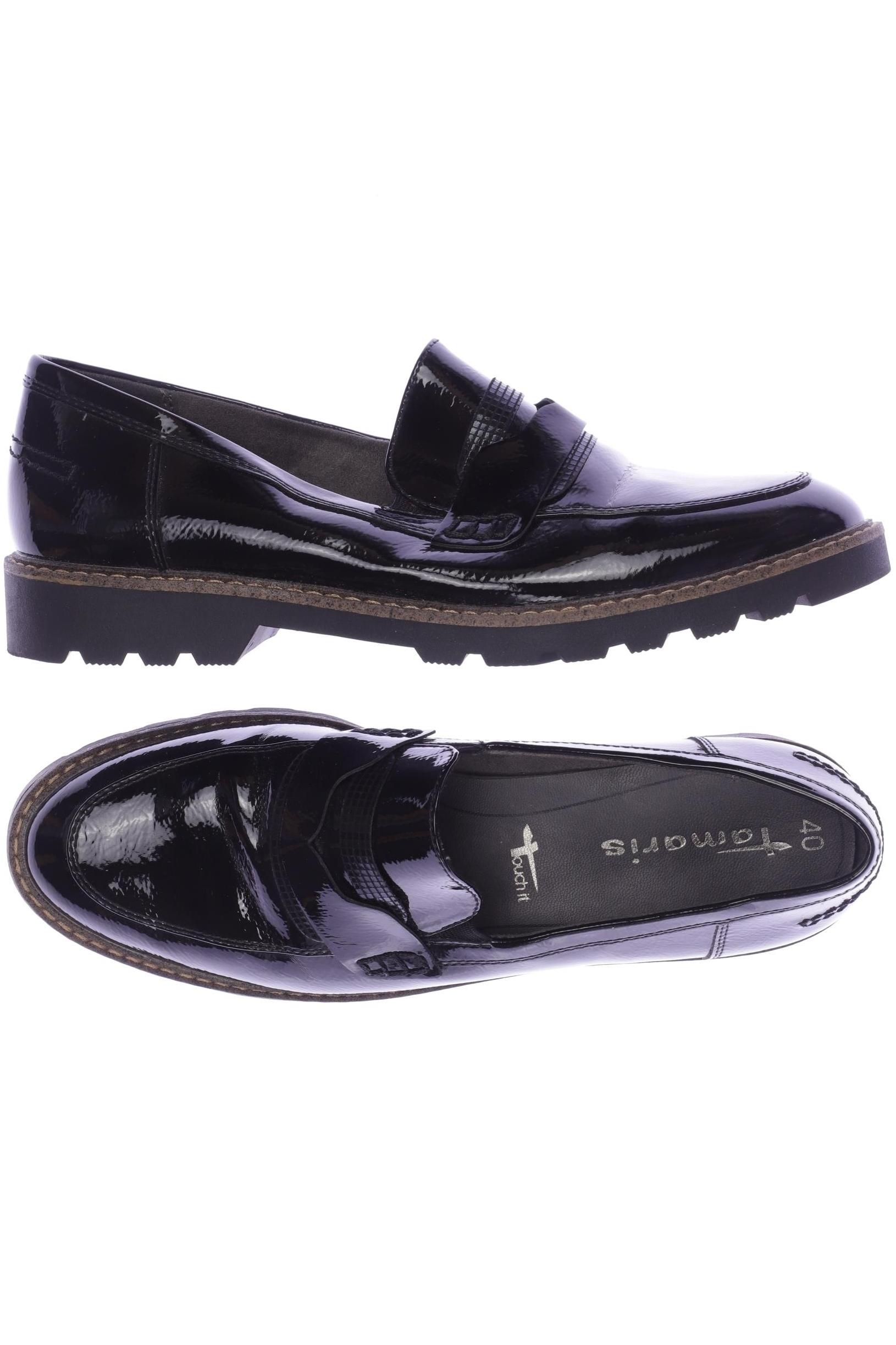 

Tamaris Damen Halbschuh, schwarz, Gr. 40