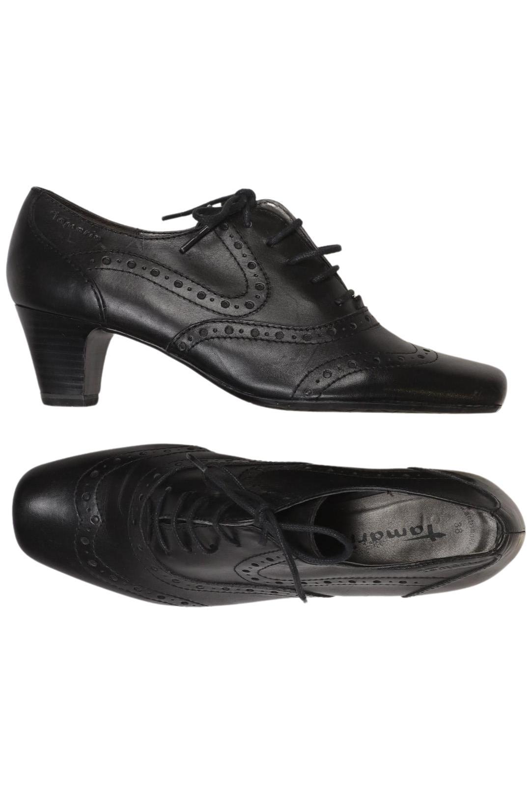 

Tamaris Damen Halbschuh, schwarz, Gr. 38