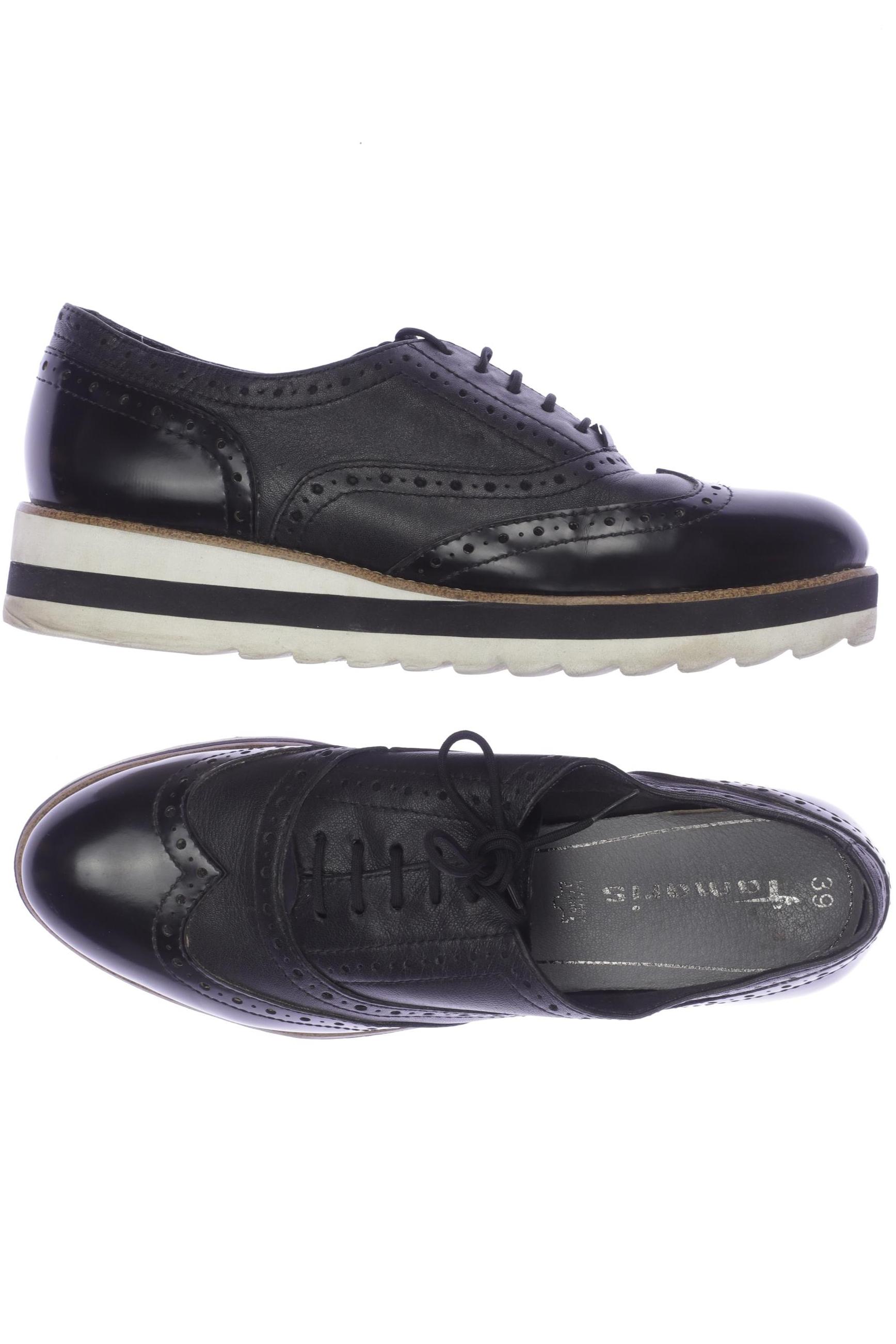 

Tamaris Damen Halbschuh, schwarz, Gr. 39