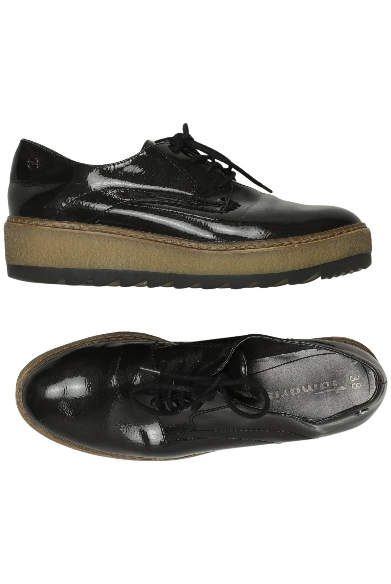 

Tamaris Damen Halbschuh, schwarz, Gr. 38