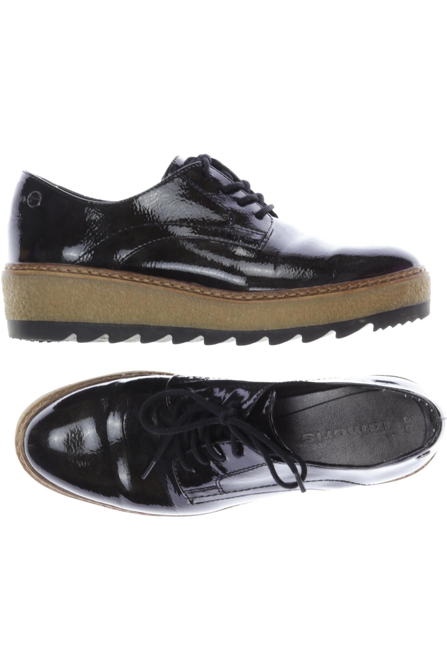 

Tamaris Damen Halbschuh, schwarz, Gr. 38