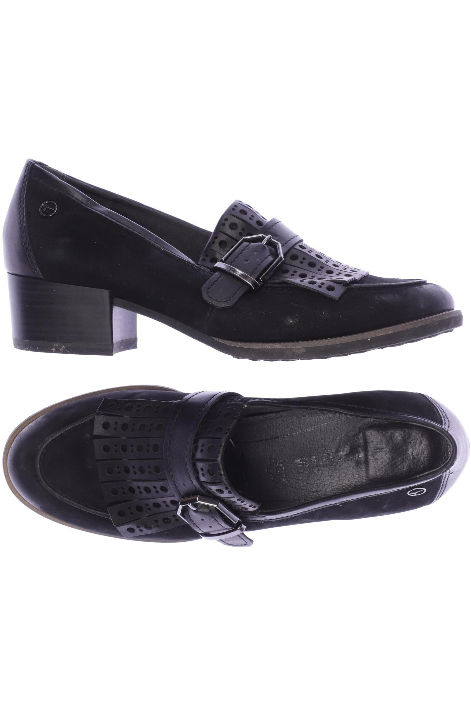 

Tamaris Damen Halbschuh, schwarz, Gr. 38