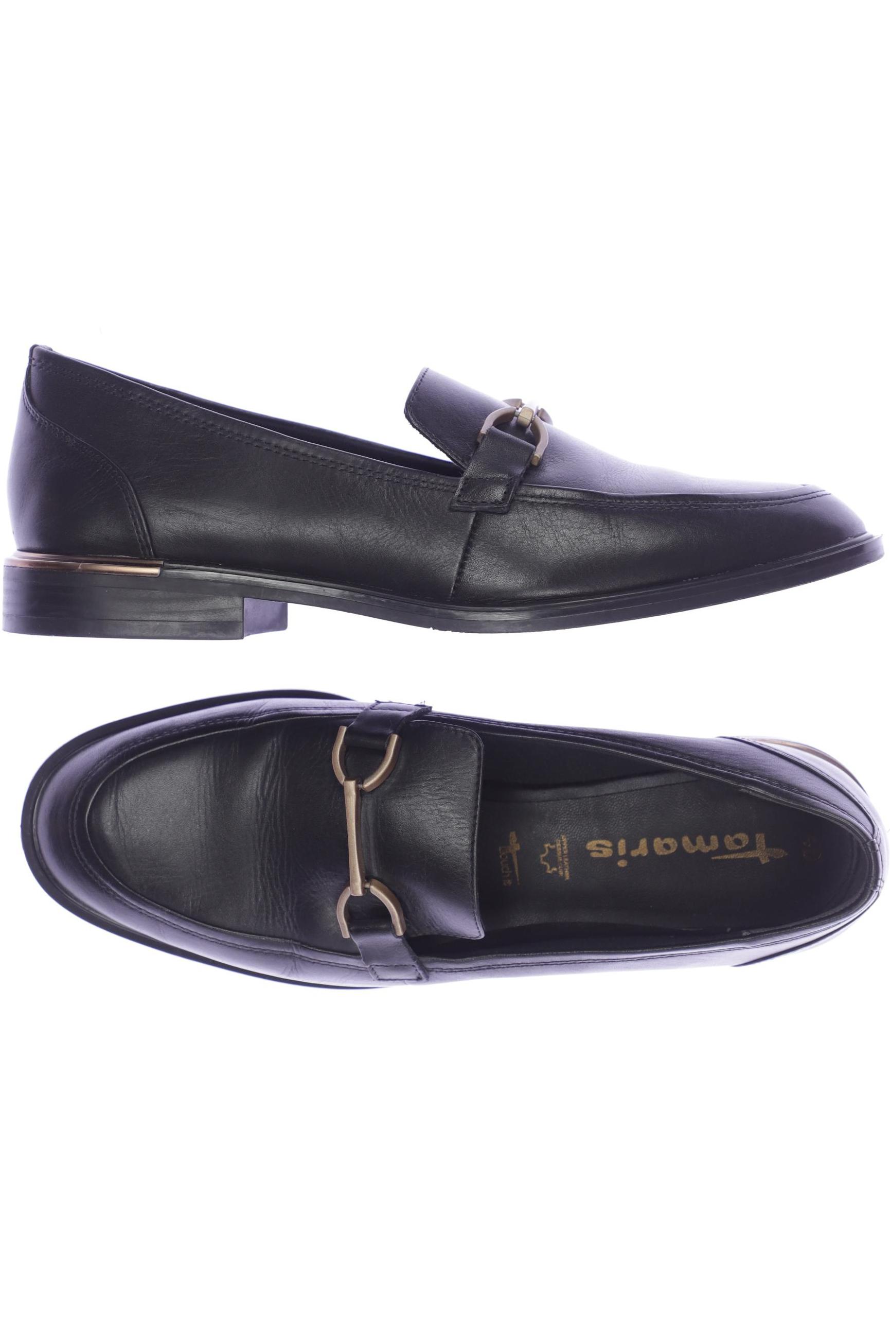 

Tamaris Damen Halbschuh, schwarz, Gr. 40