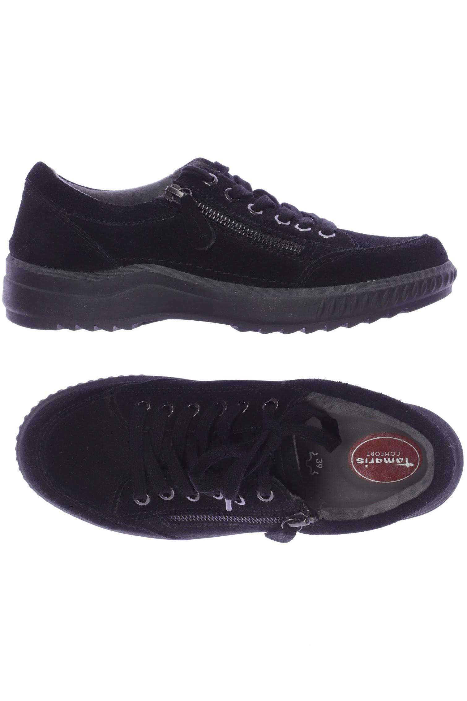 

Tamaris Damen Halbschuh, schwarz, Gr. 39